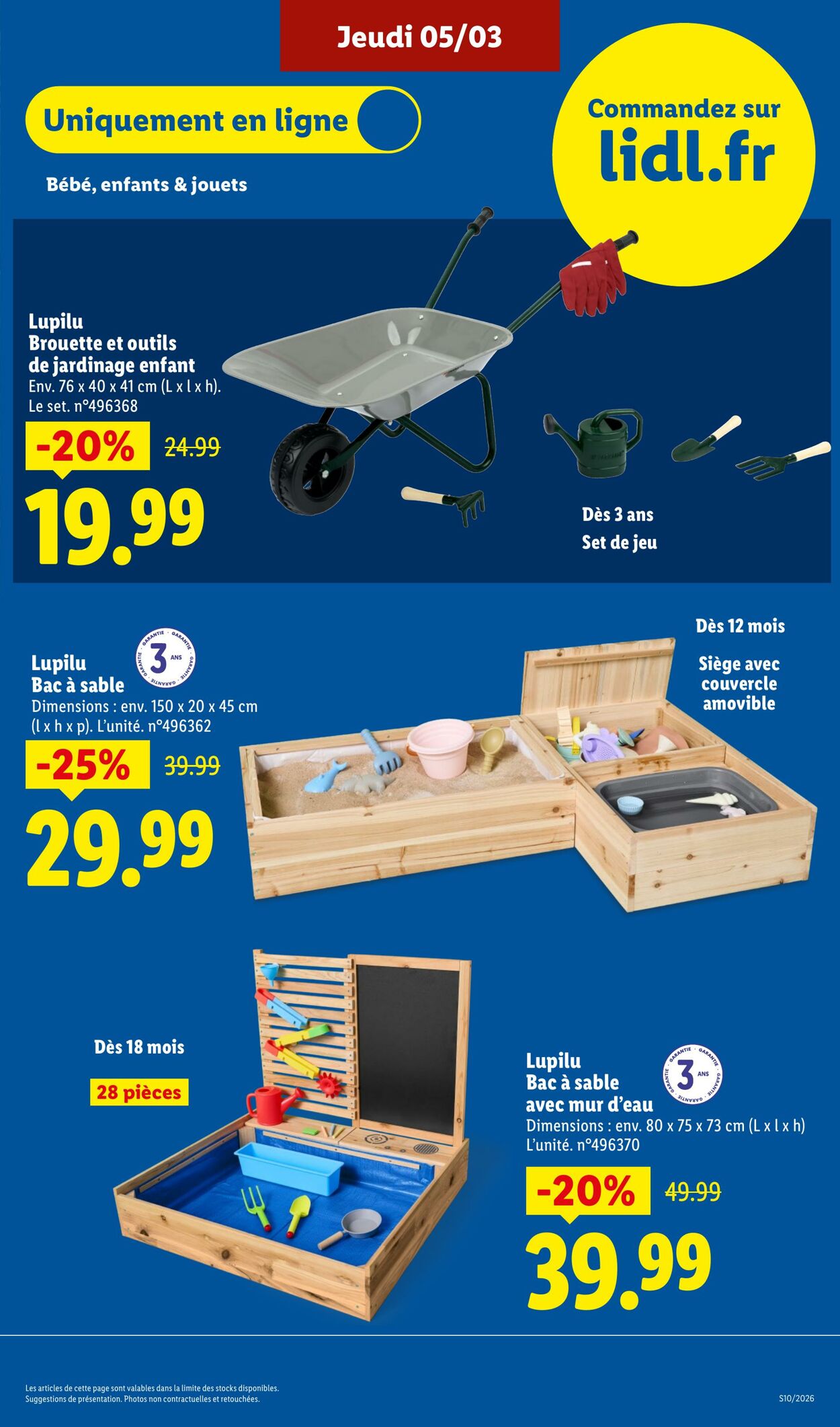 Catalogue Lidl 01.03.2026 - 11.03.2026