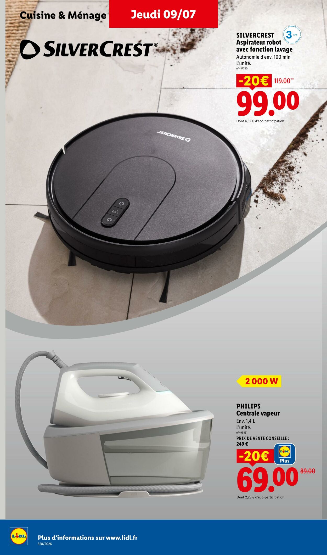 Catalogue Lidl 05.07.2026 - 15.07.2026