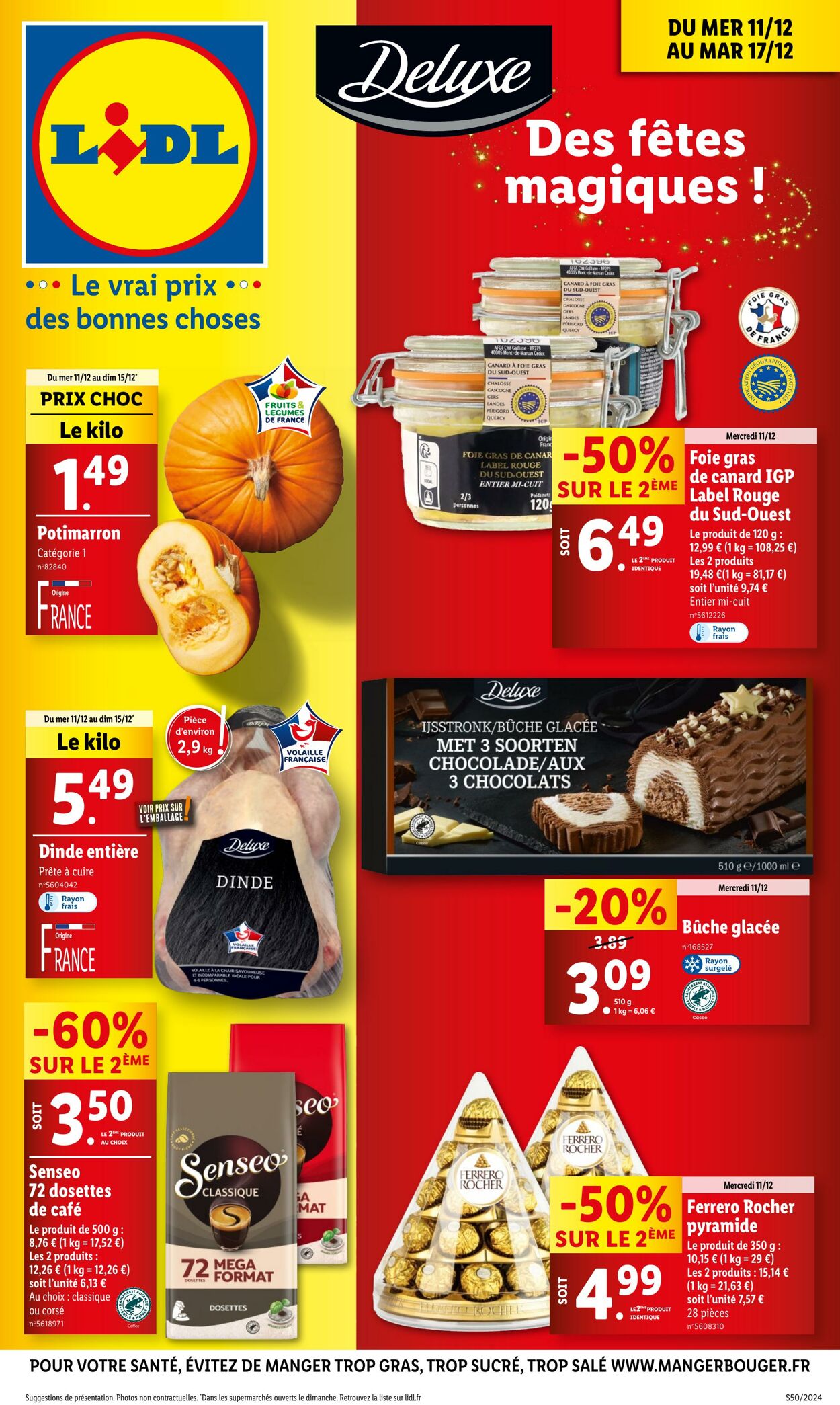 Catalogue Lidl - Les promos de la semaine 11 déc. 2024 - 17 déc. 2024