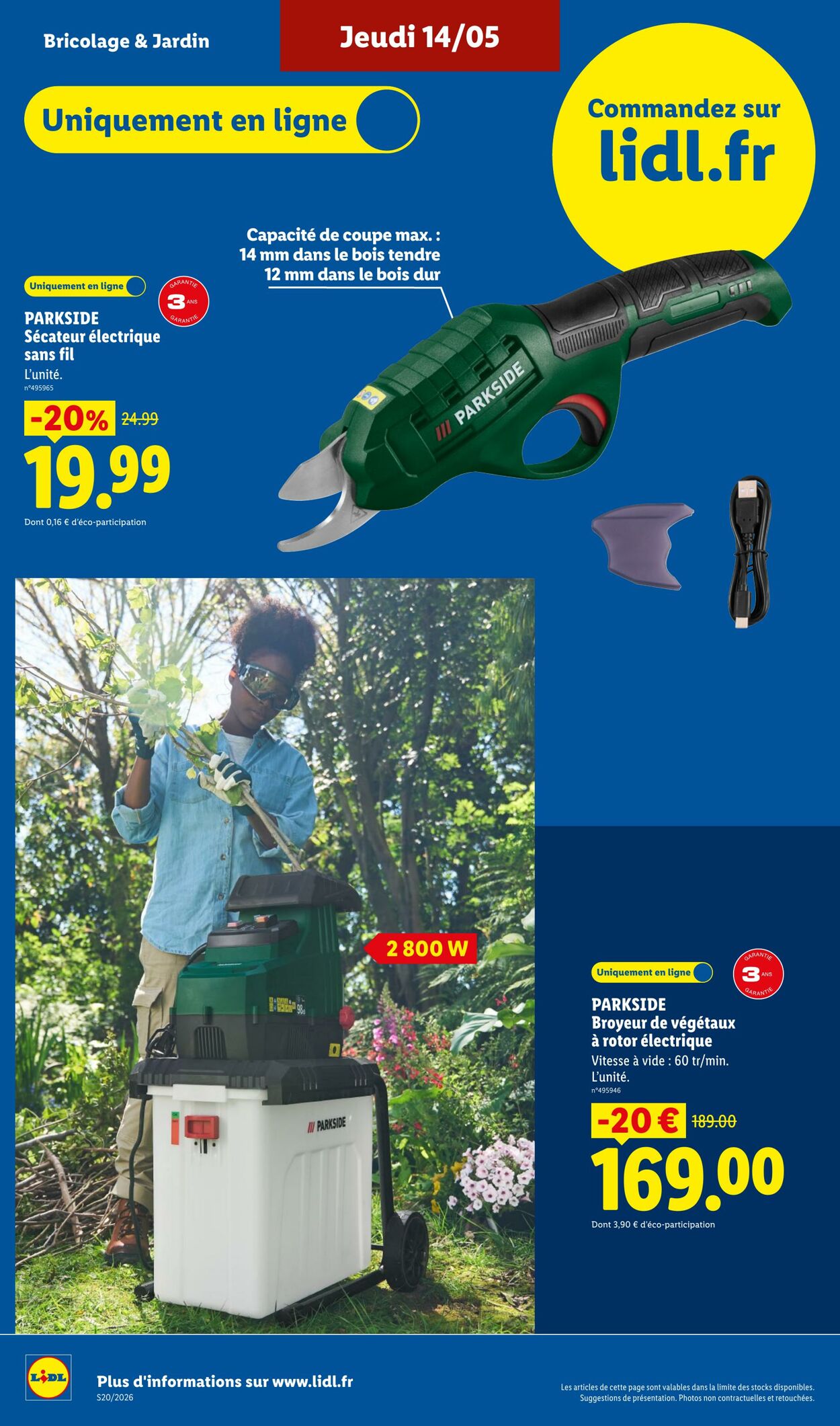 Catalogue Lidl 10.05.2026 - 20.05.2026