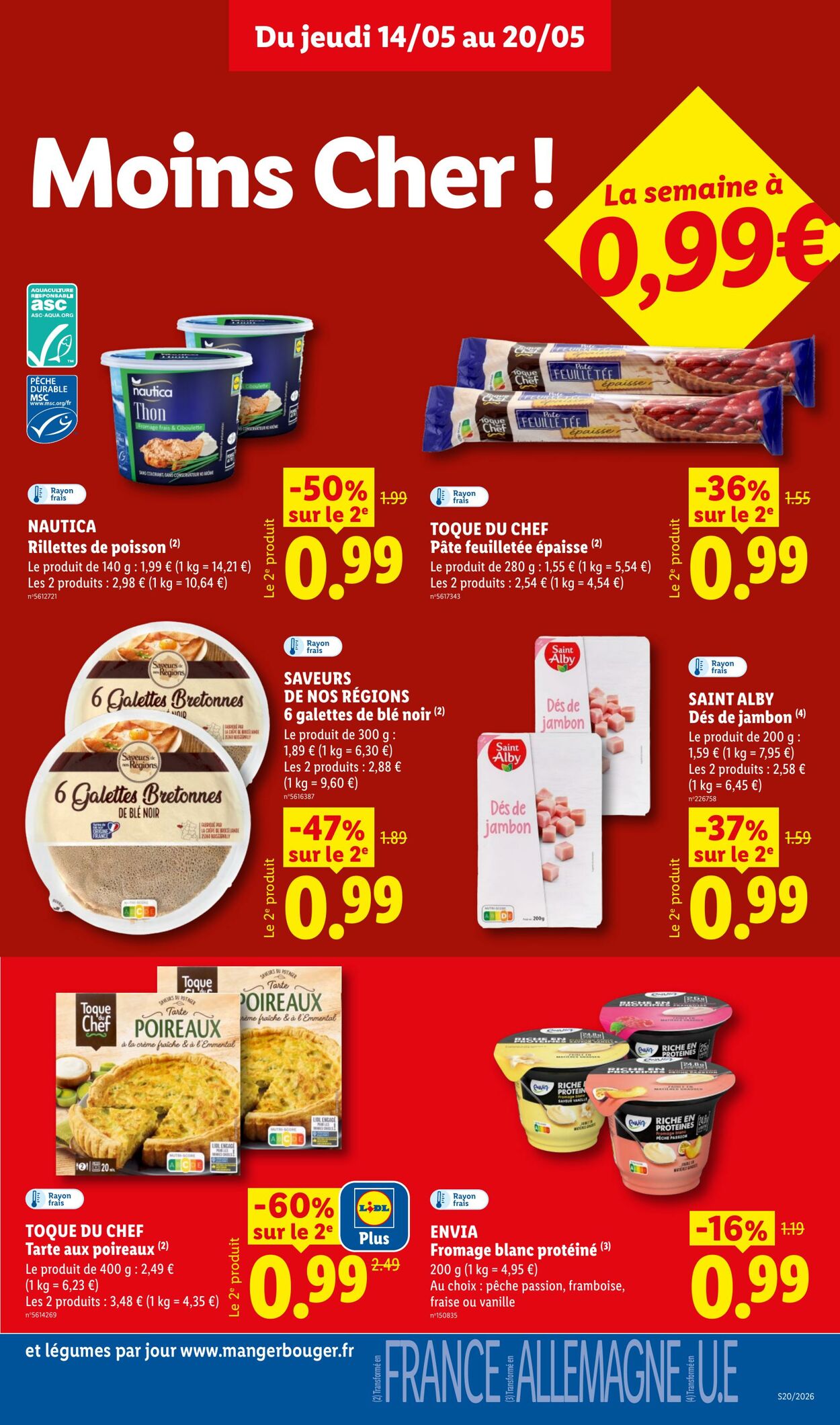 Catalogue Lidl 10.05.2026 - 20.05.2026