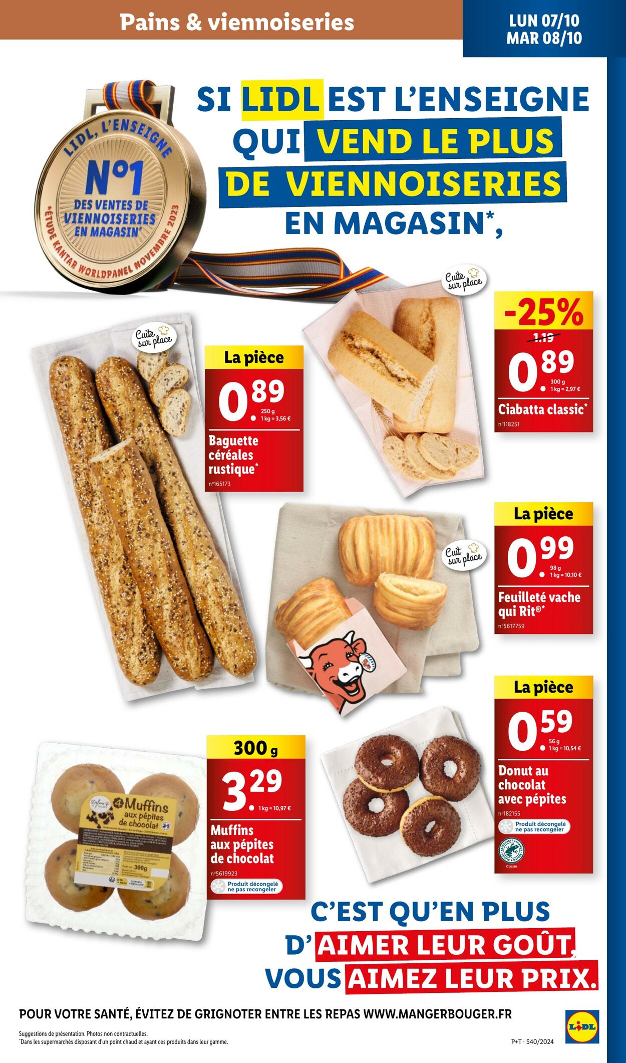 Catalogue Lidl 02.10.2024 - 08.10.2024