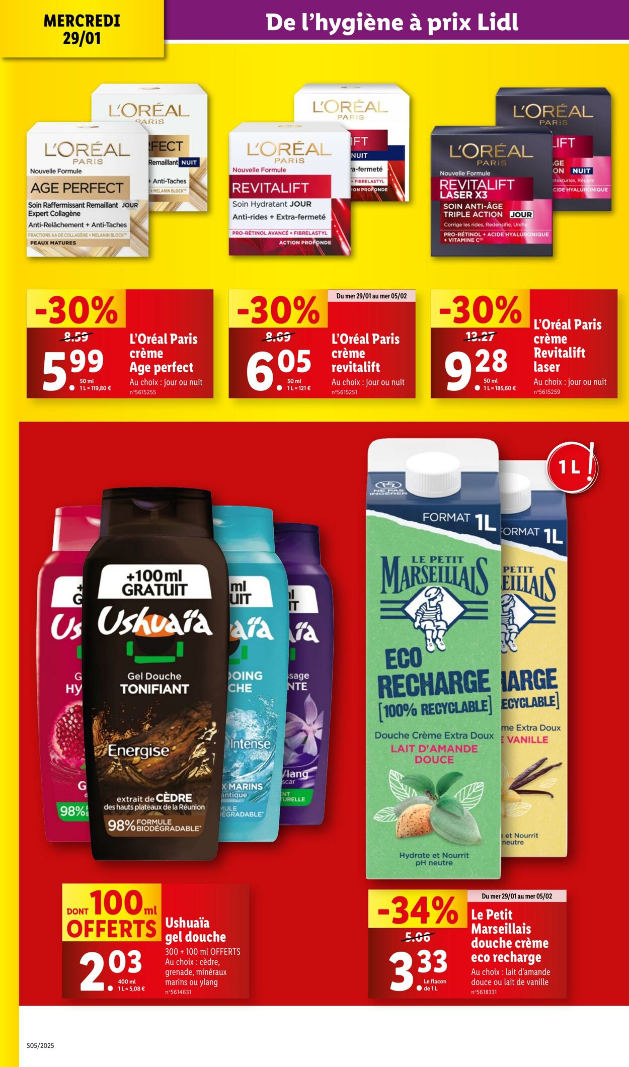 Catalogue Lidl 29.01.2025 - 05.02.2025