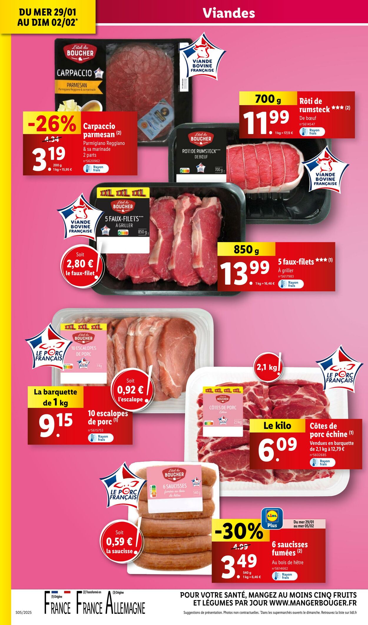 Catalogue Lidl 29.01.2025 - 05.02.2025