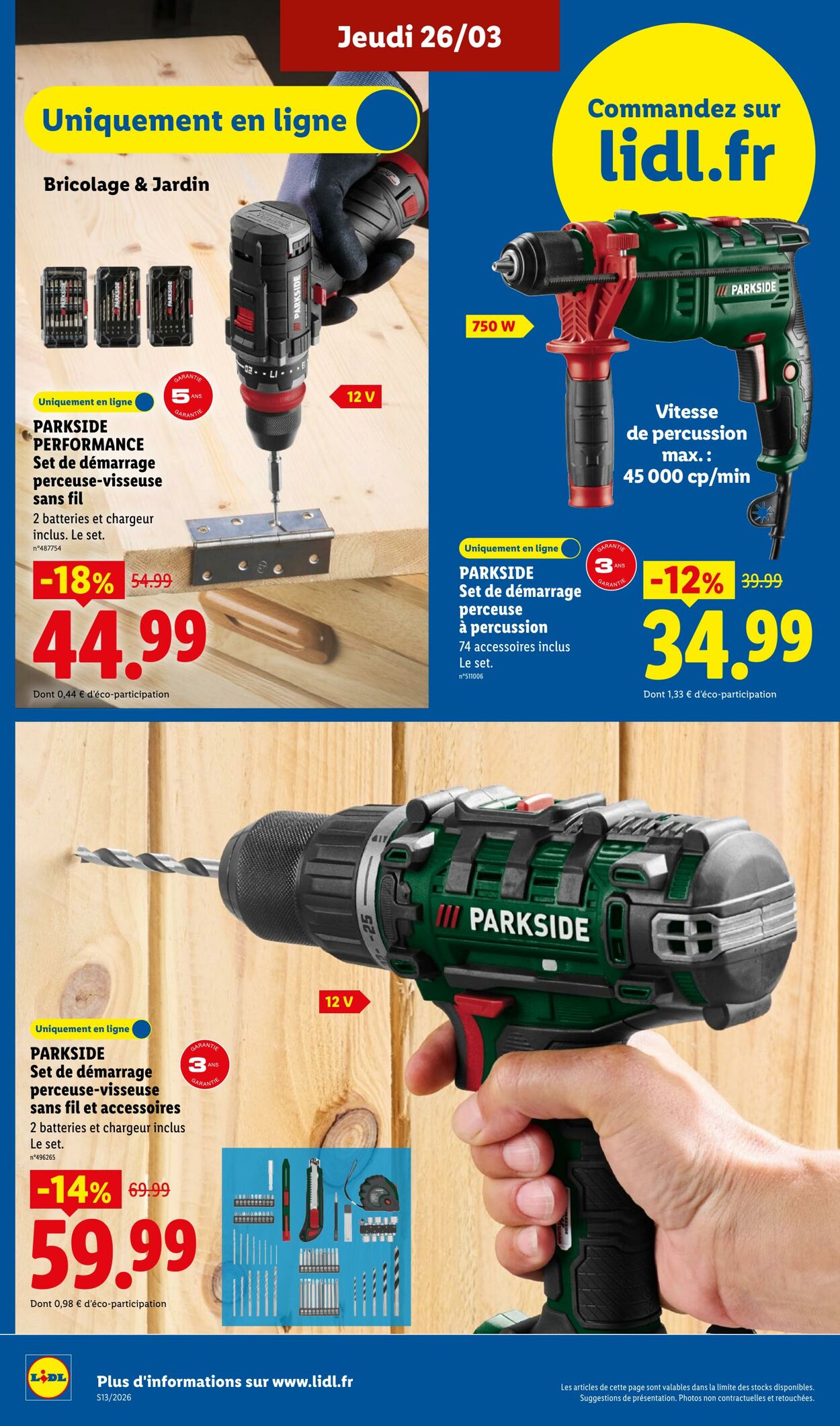Catalogue Lidl 22.03.2026 - 01.04.2026
