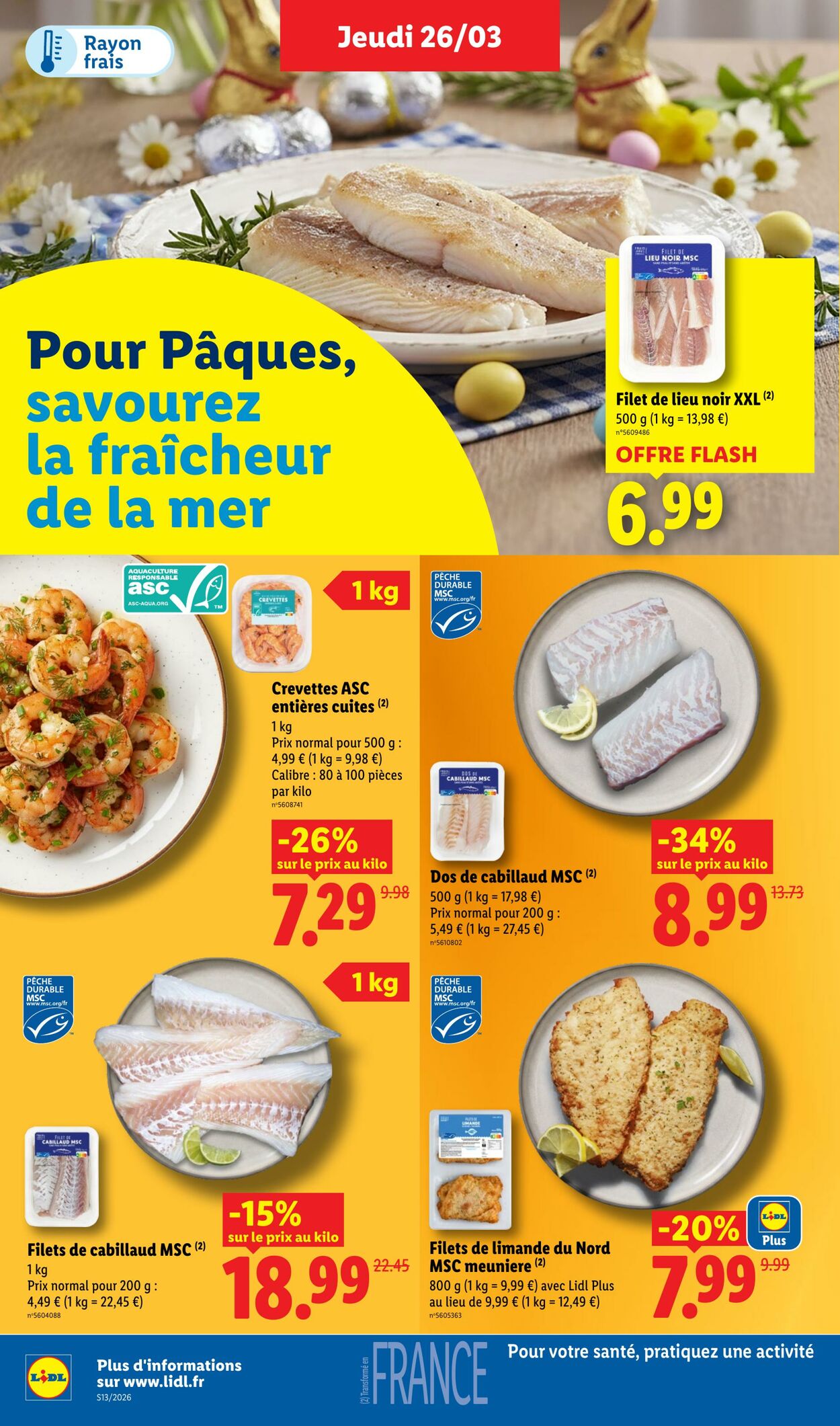 Catalogue Lidl 22.03.2026 - 01.04.2026