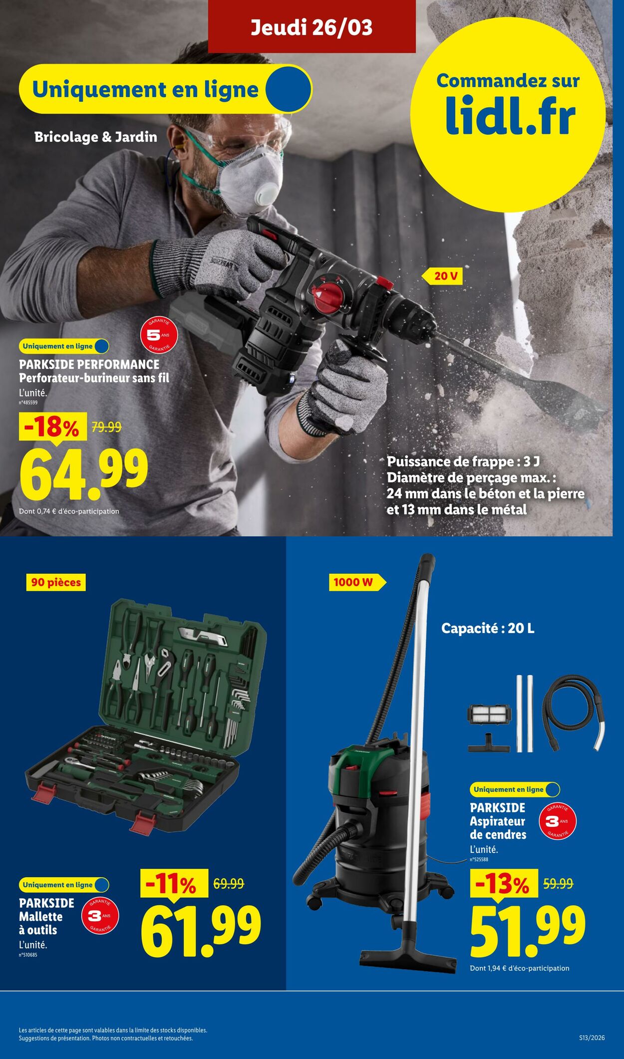 Catalogue Lidl 22.03.2026 - 01.04.2026