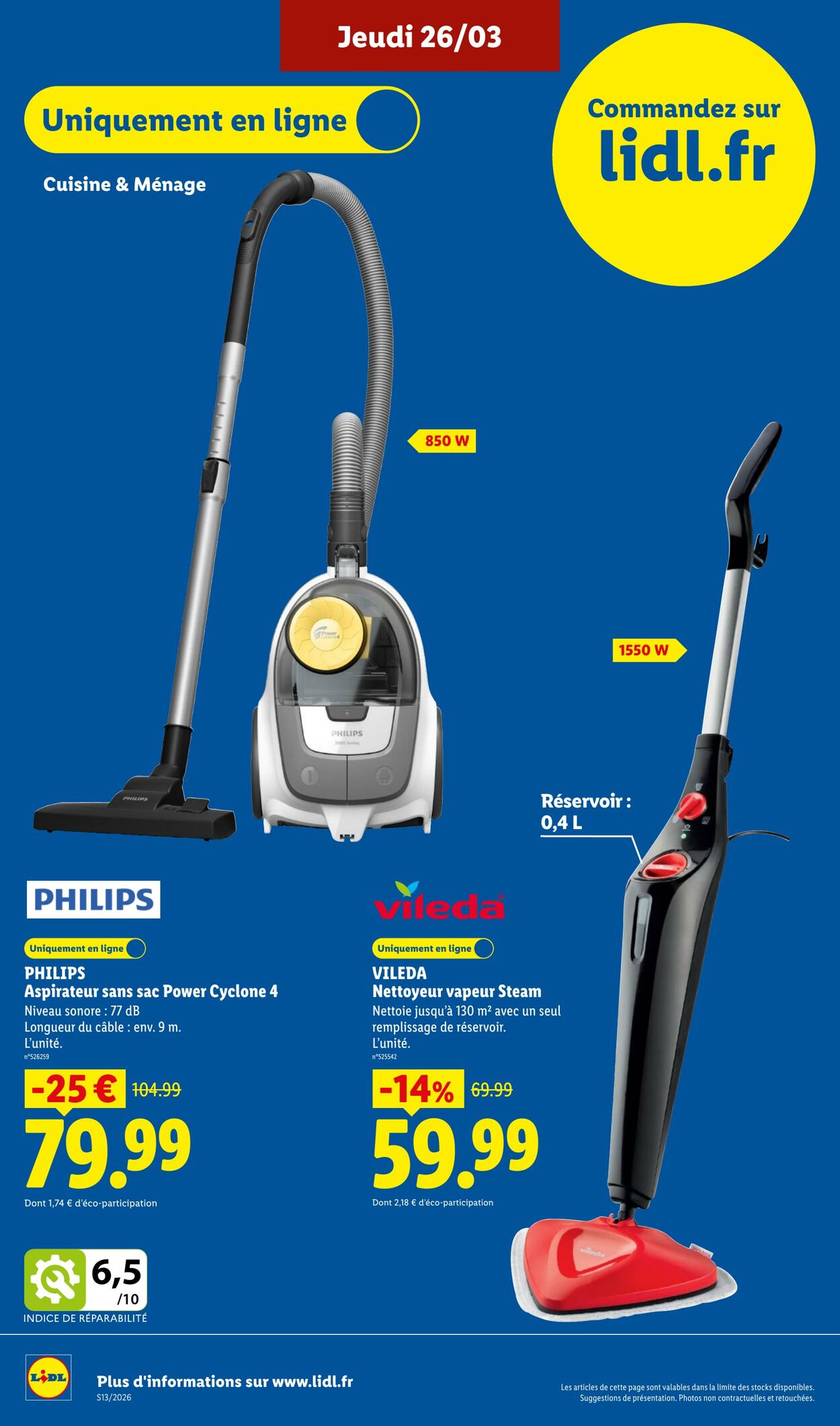 Catalogue Lidl 22.03.2026 - 01.04.2026