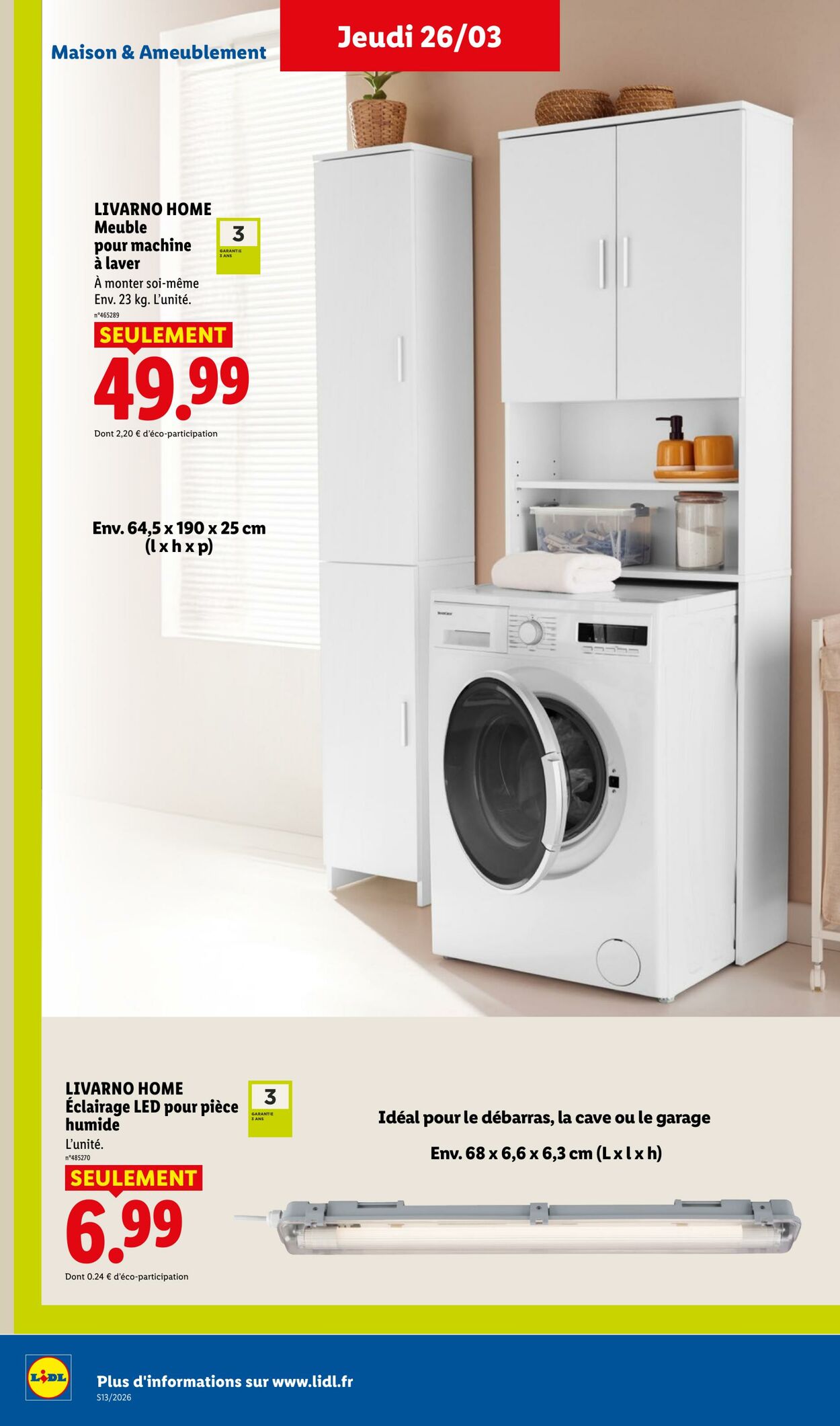 Catalogue Lidl 22.03.2026 - 01.04.2026