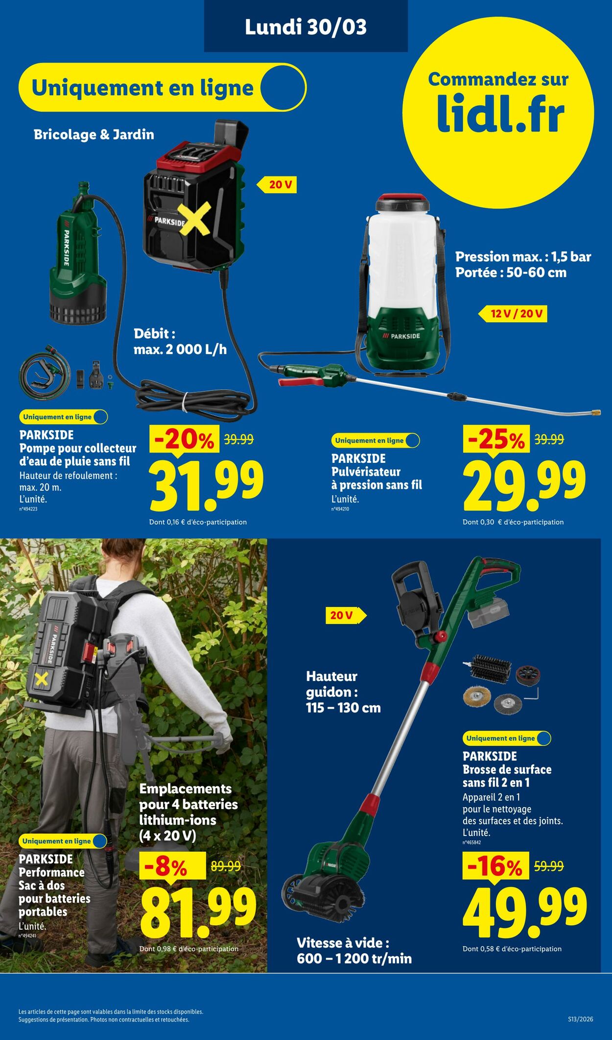 Catalogue Lidl 22.03.2026 - 01.04.2026