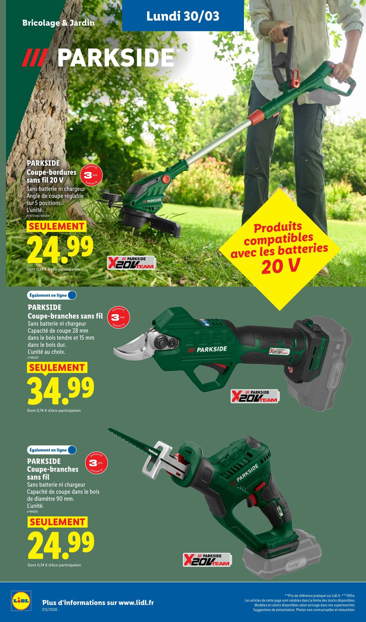 Catalogue Lidl 22.03.2026 - 01.04.2026