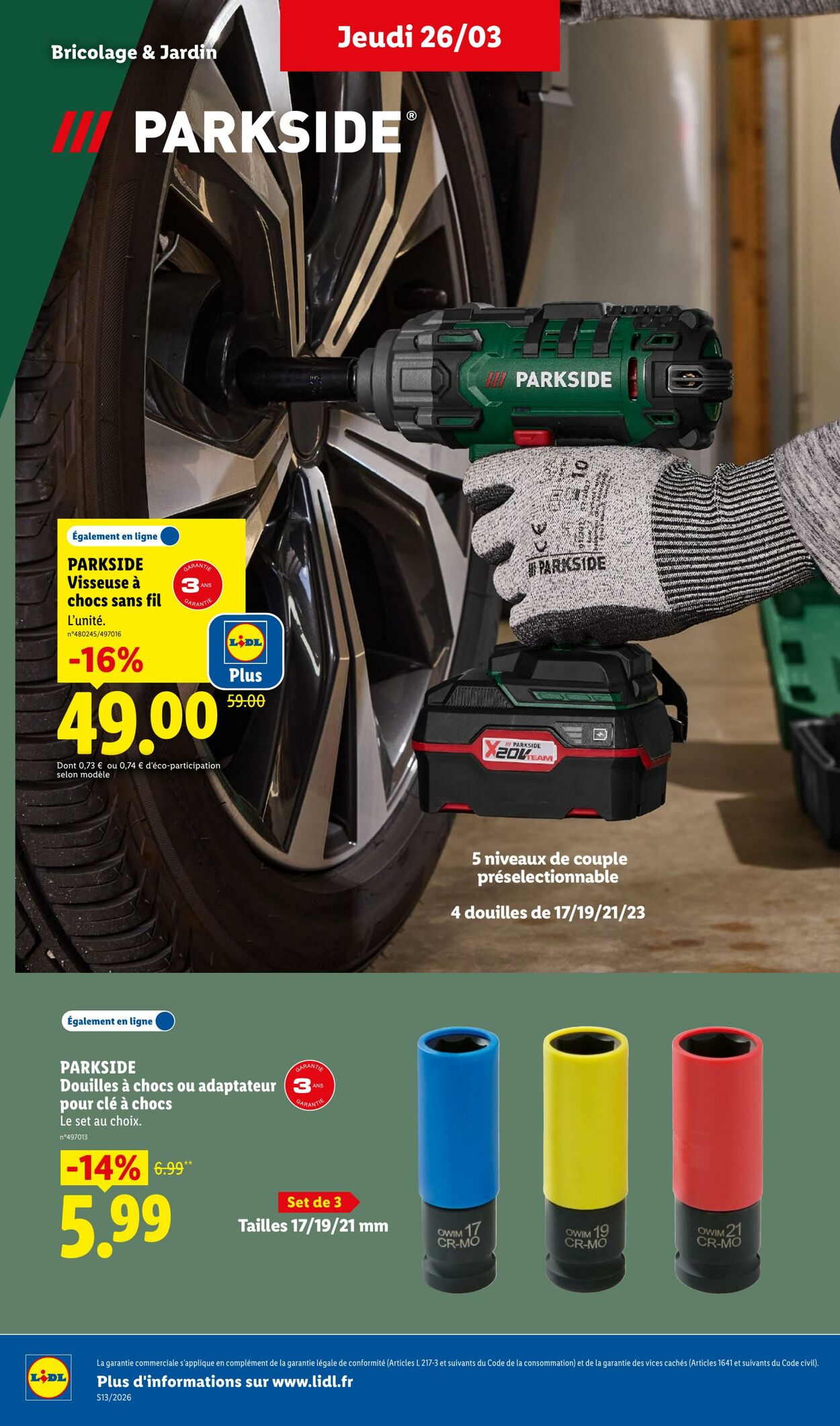 Catalogue Lidl 22.03.2026 - 01.04.2026