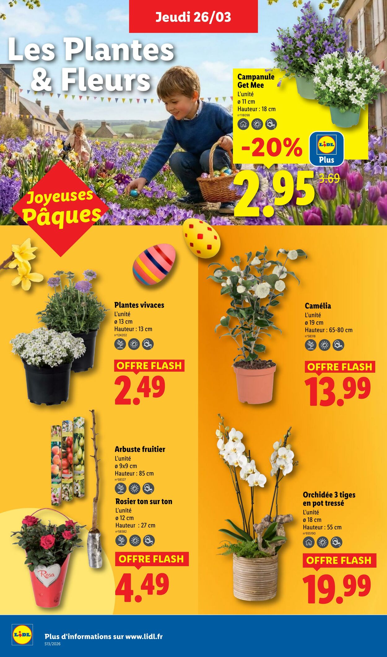 Catalogue Lidl 22.03.2026 - 01.04.2026