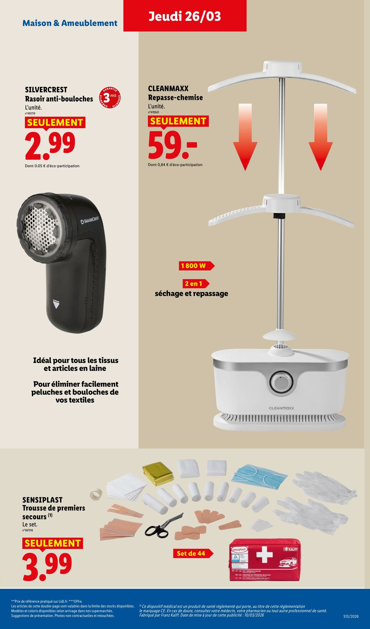 Catalogue Lidl 22.03.2026 - 01.04.2026