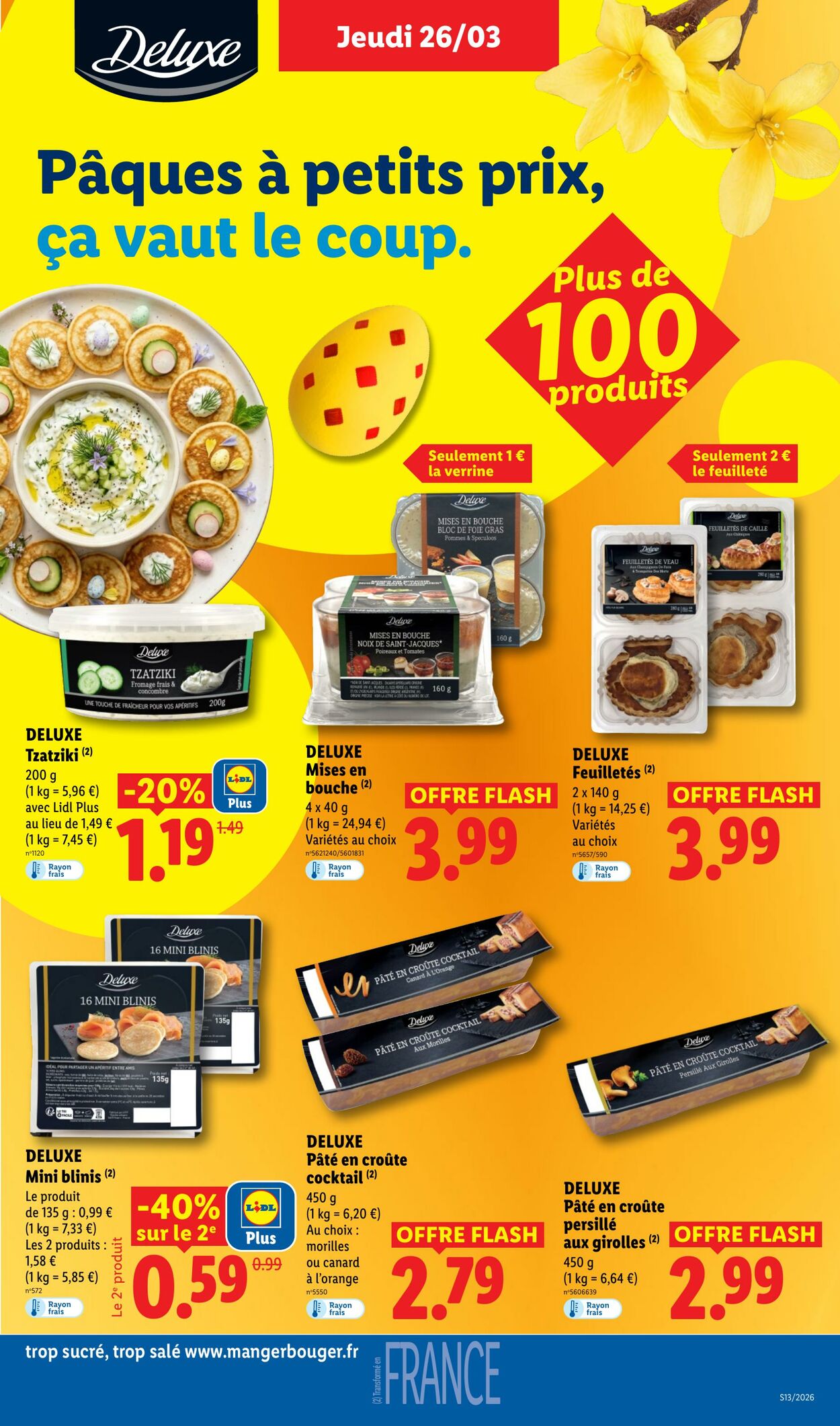 Catalogue Lidl 22.03.2026 - 01.04.2026