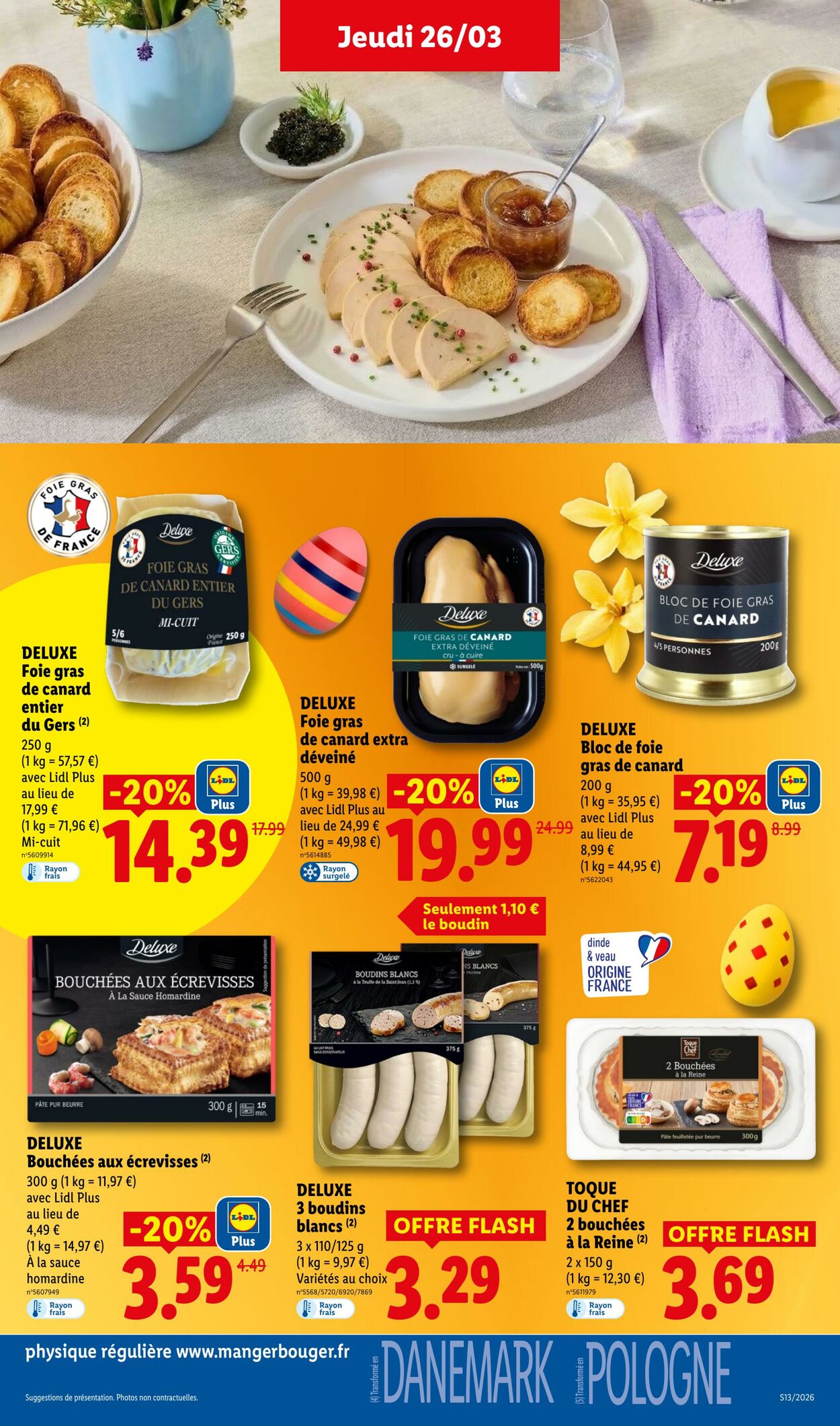 Catalogue Lidl 22.03.2026 - 01.04.2026