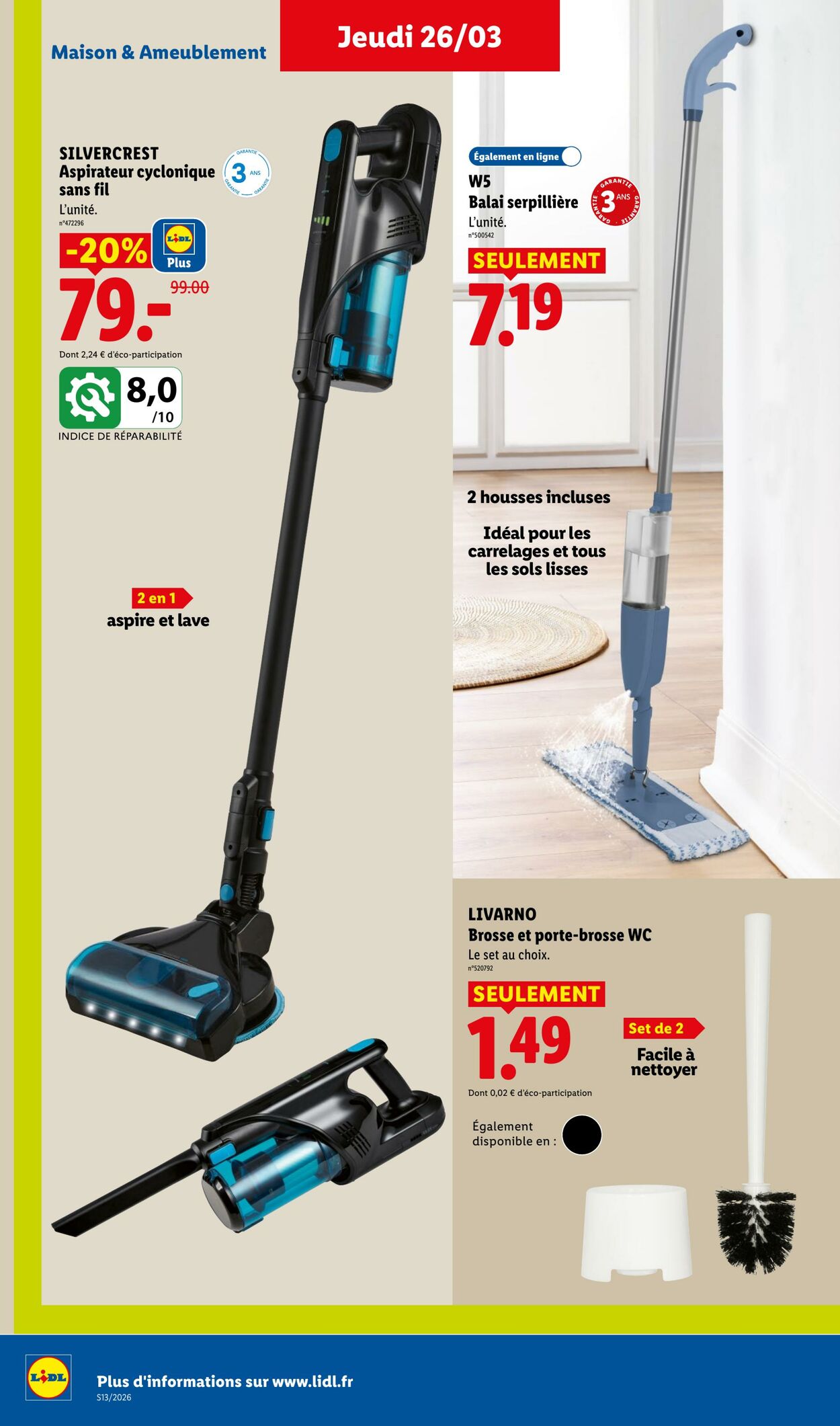 Catalogue Lidl 22.03.2026 - 01.04.2026