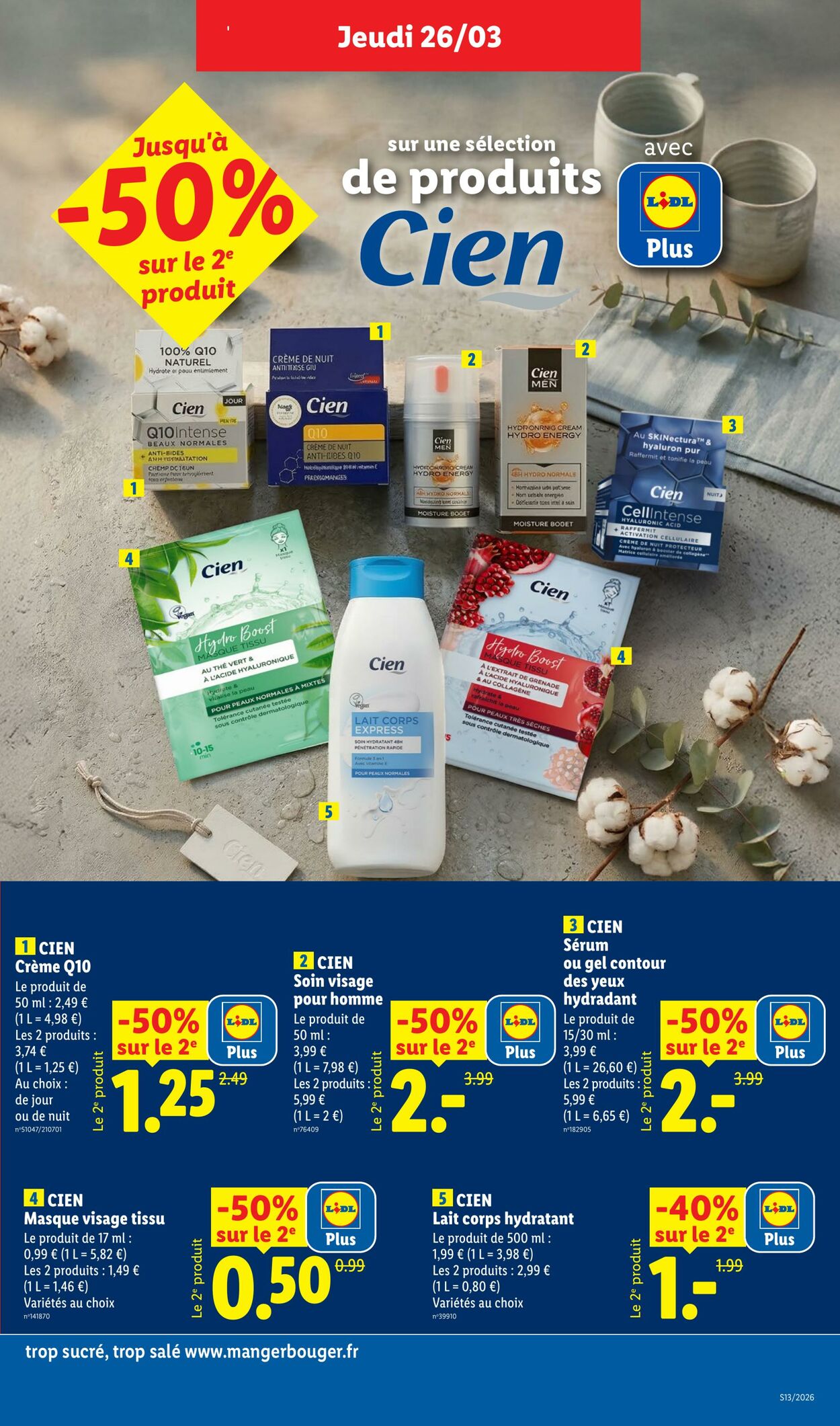 Catalogue Lidl 22.03.2026 - 01.04.2026
