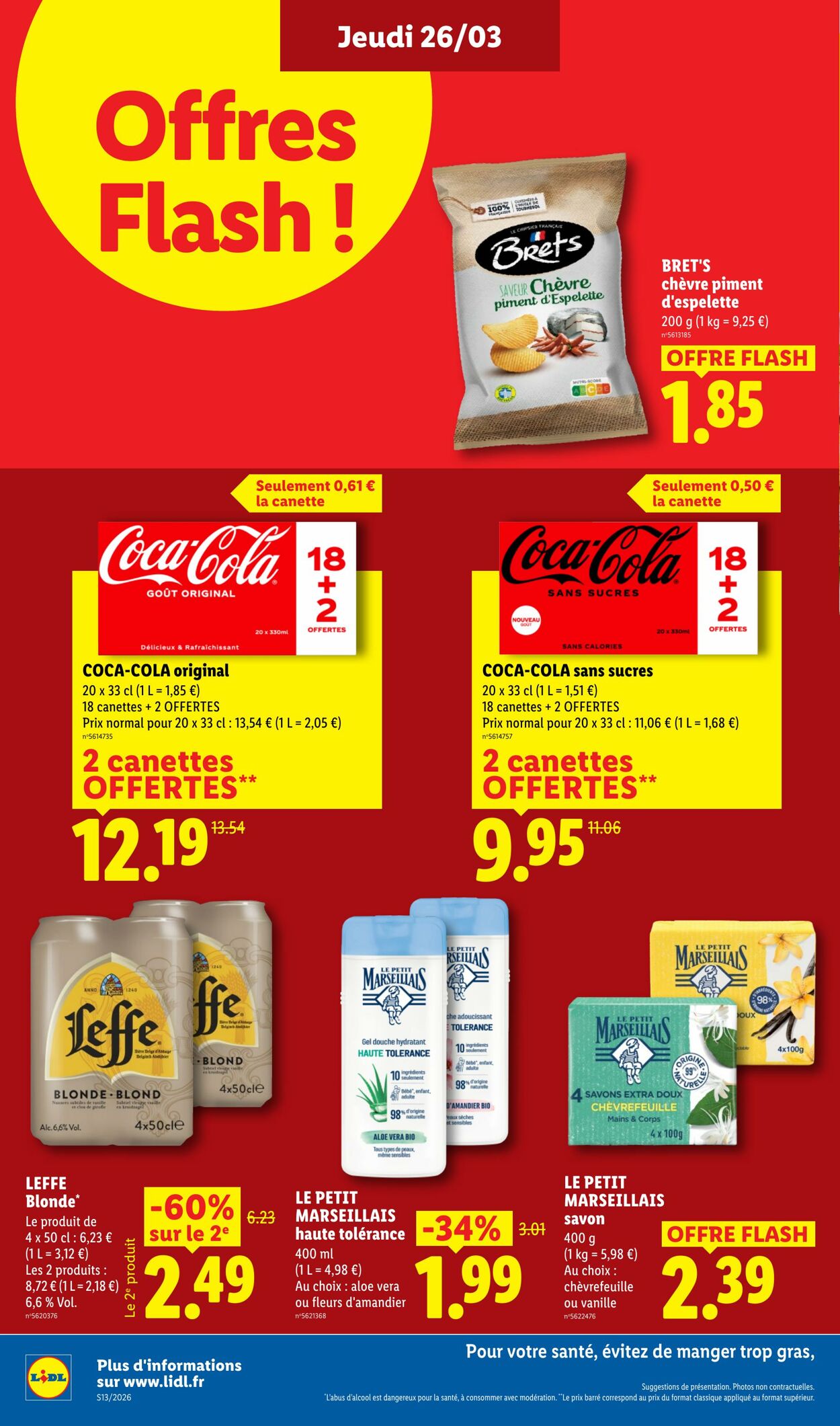 Catalogue Lidl 22.03.2026 - 01.04.2026