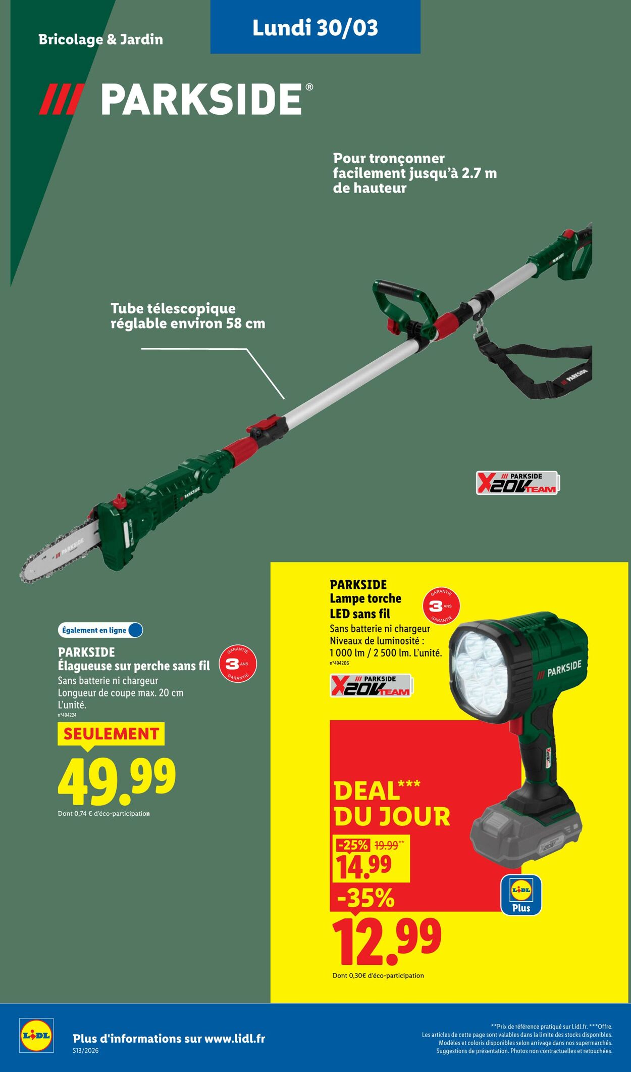 Catalogue Lidl 22.03.2026 - 01.04.2026