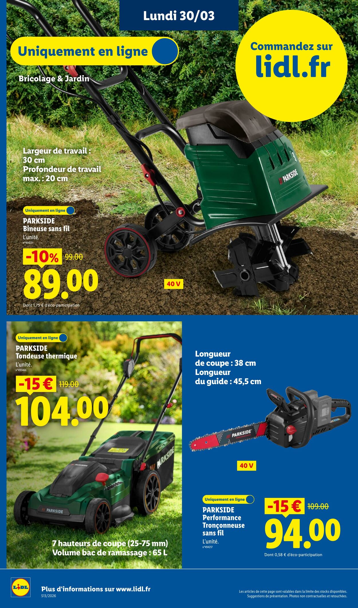 Catalogue Lidl 22.03.2026 - 01.04.2026