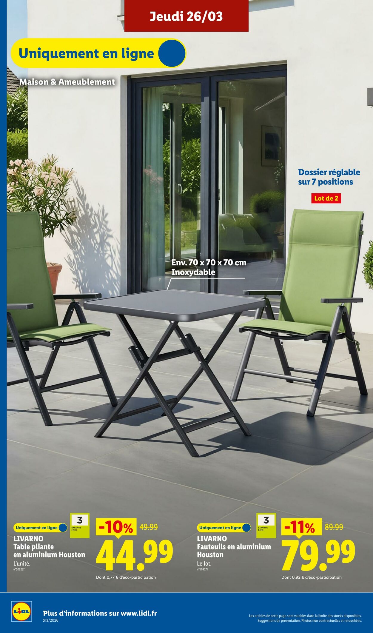 Catalogue Lidl 22.03.2026 - 01.04.2026