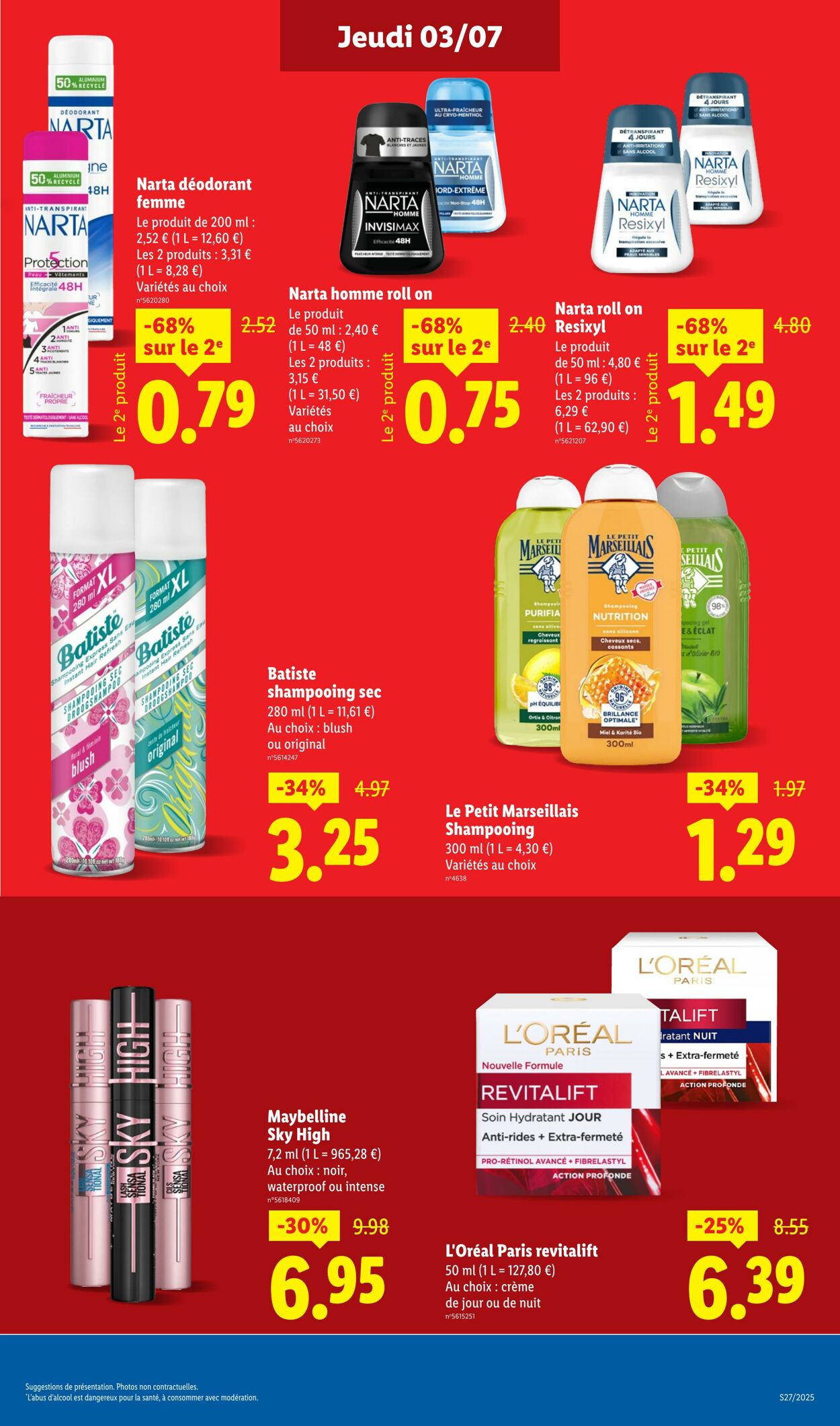 Catalogue Lidl 03.07.2025 - 09.07.2025