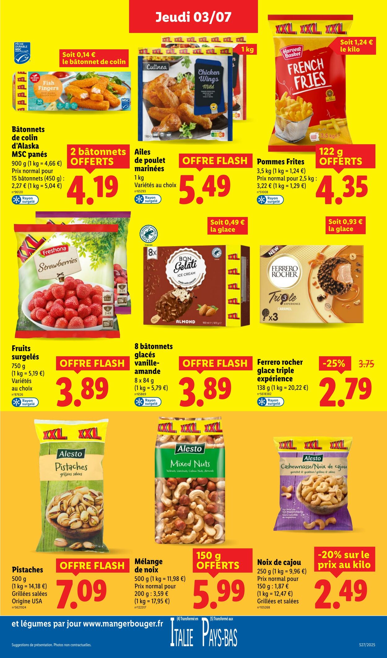 Catalogue Lidl 03.07.2025 - 09.07.2025