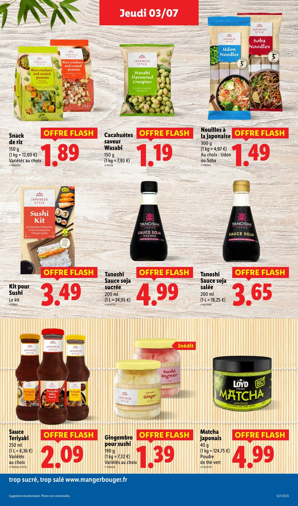 Catalogue Lidl 03.07.2025 - 09.07.2025