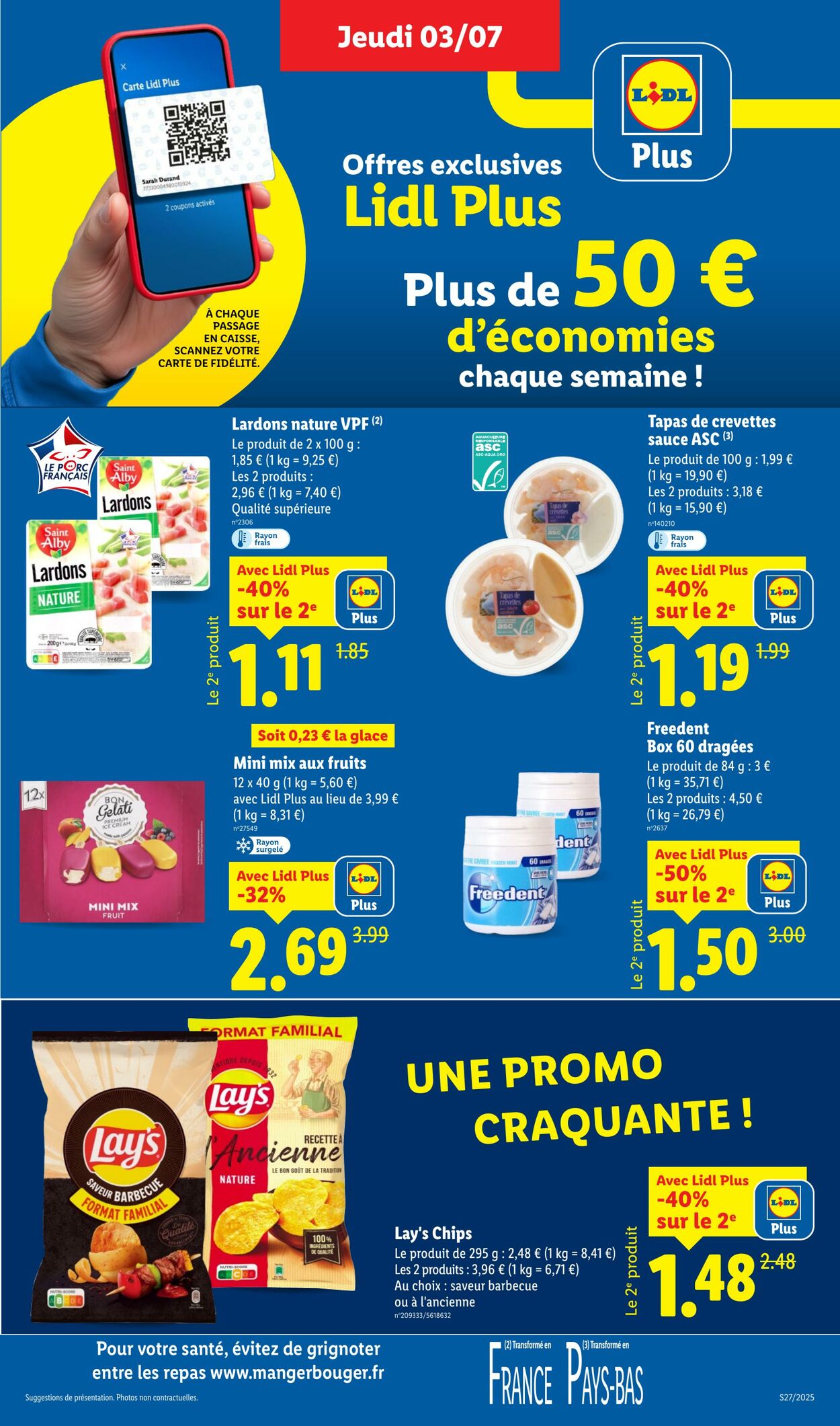 Catalogue Lidl 03.07.2025 - 09.07.2025