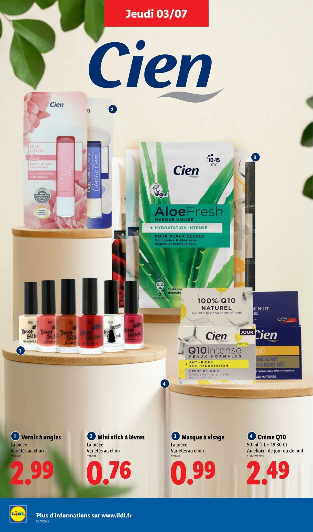 Catalogue Lidl 03.07.2025 - 09.07.2025