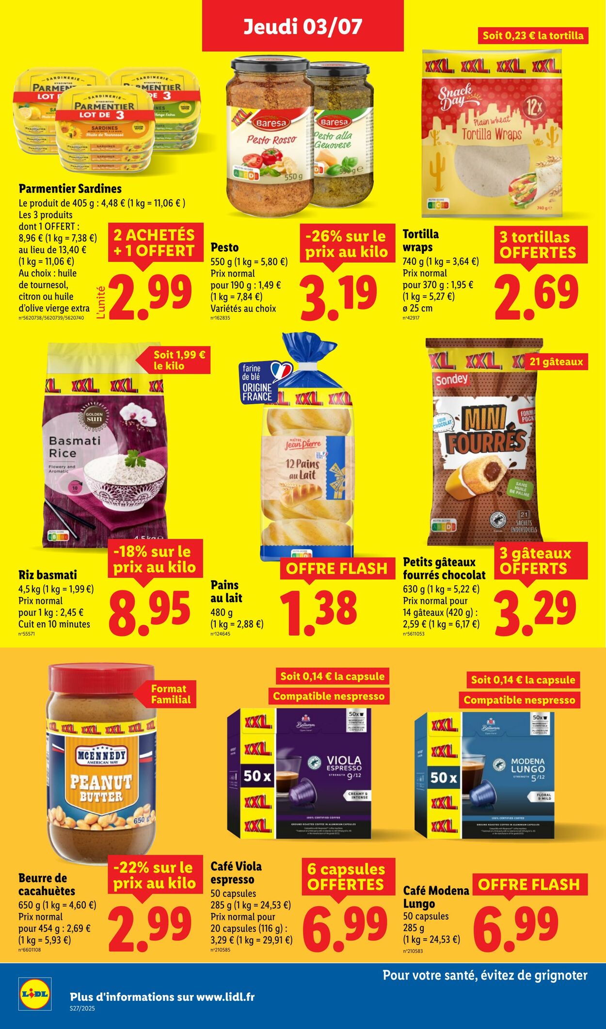 Catalogue Lidl 03.07.2025 - 09.07.2025
