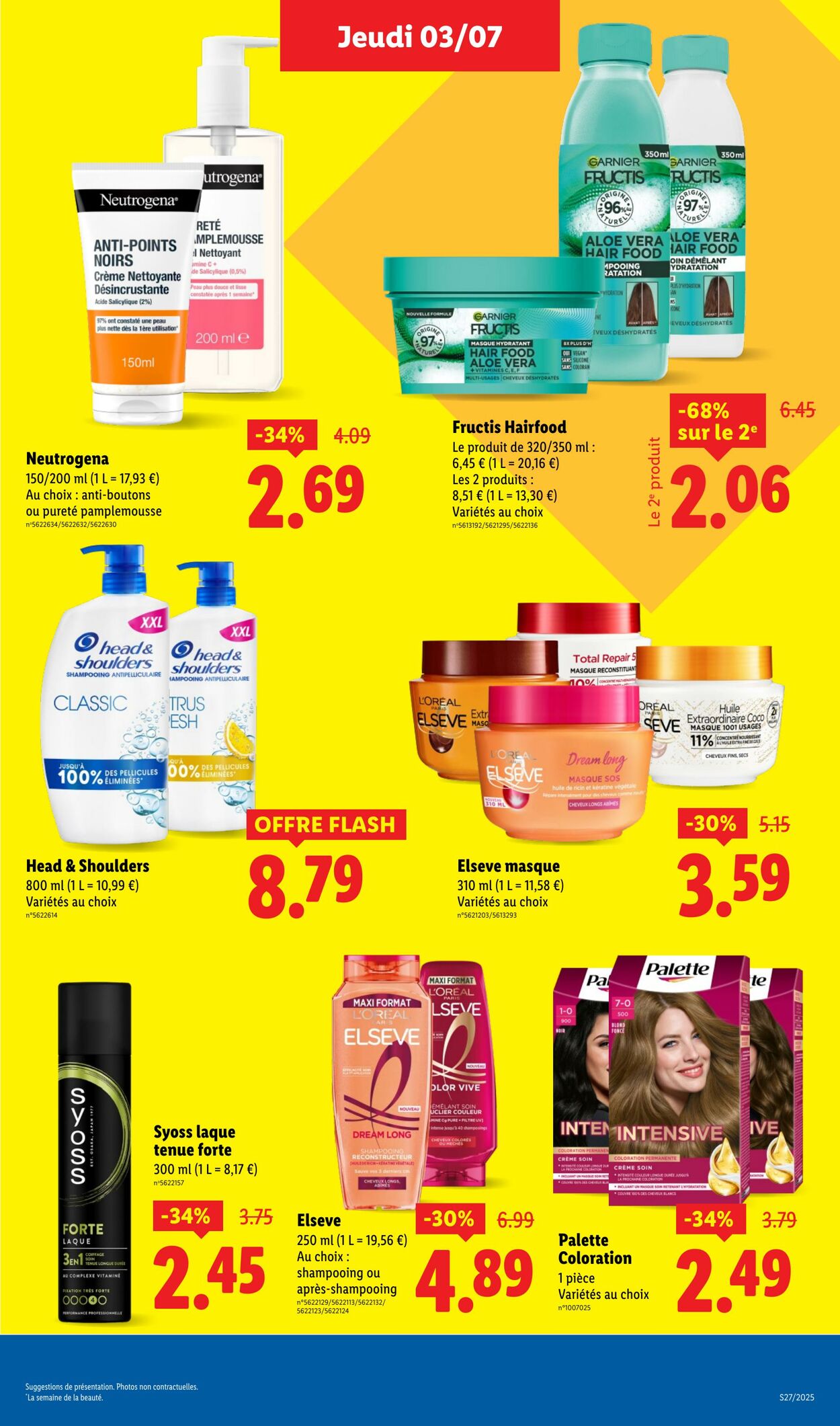 Catalogue Lidl 03.07.2025 - 09.07.2025