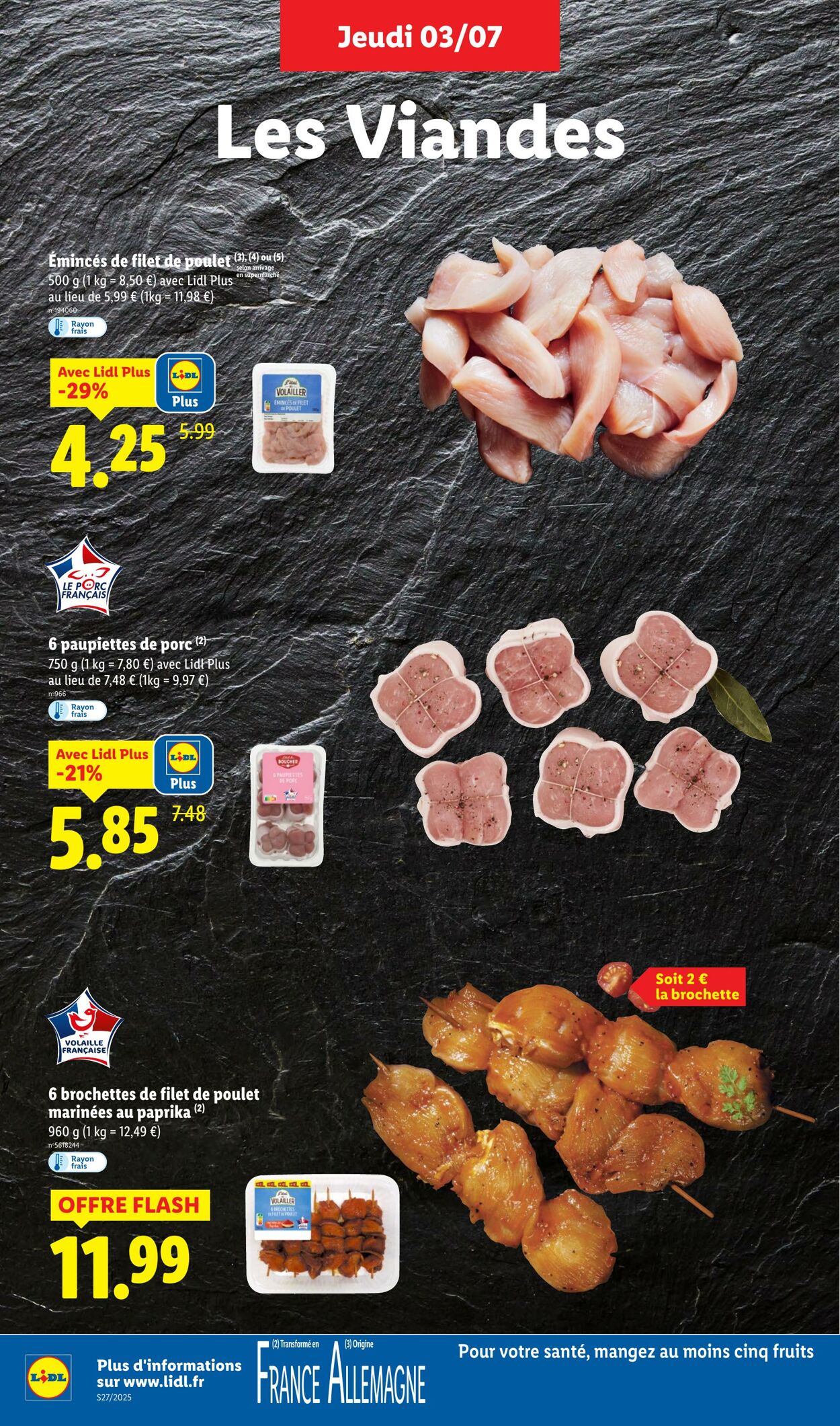 Catalogue Lidl 03.07.2025 - 09.07.2025