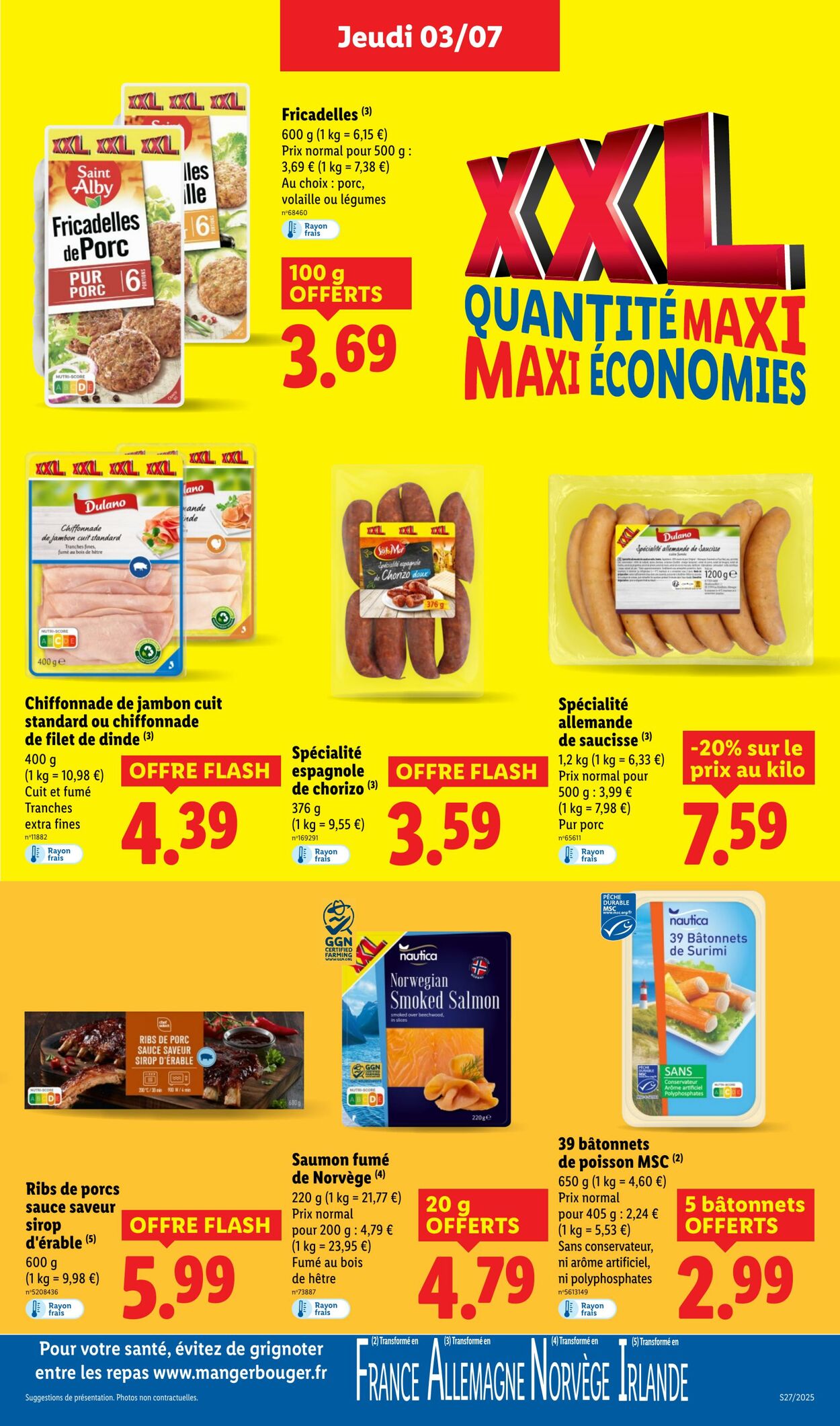 Catalogue Lidl 03.07.2025 - 09.07.2025