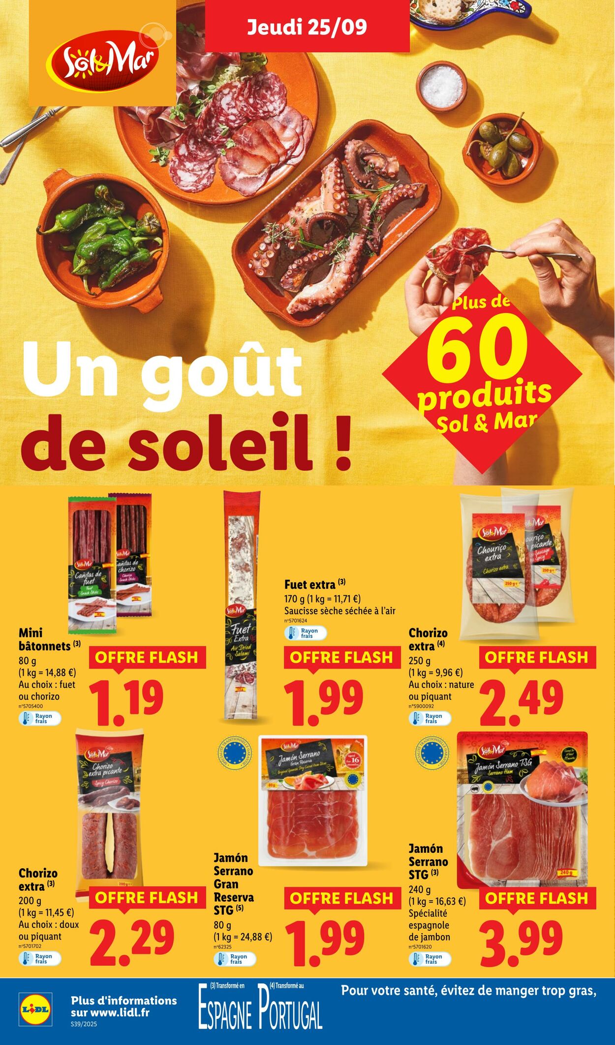 Catalogue Lidl 25.09.2025 - 01.10.2025