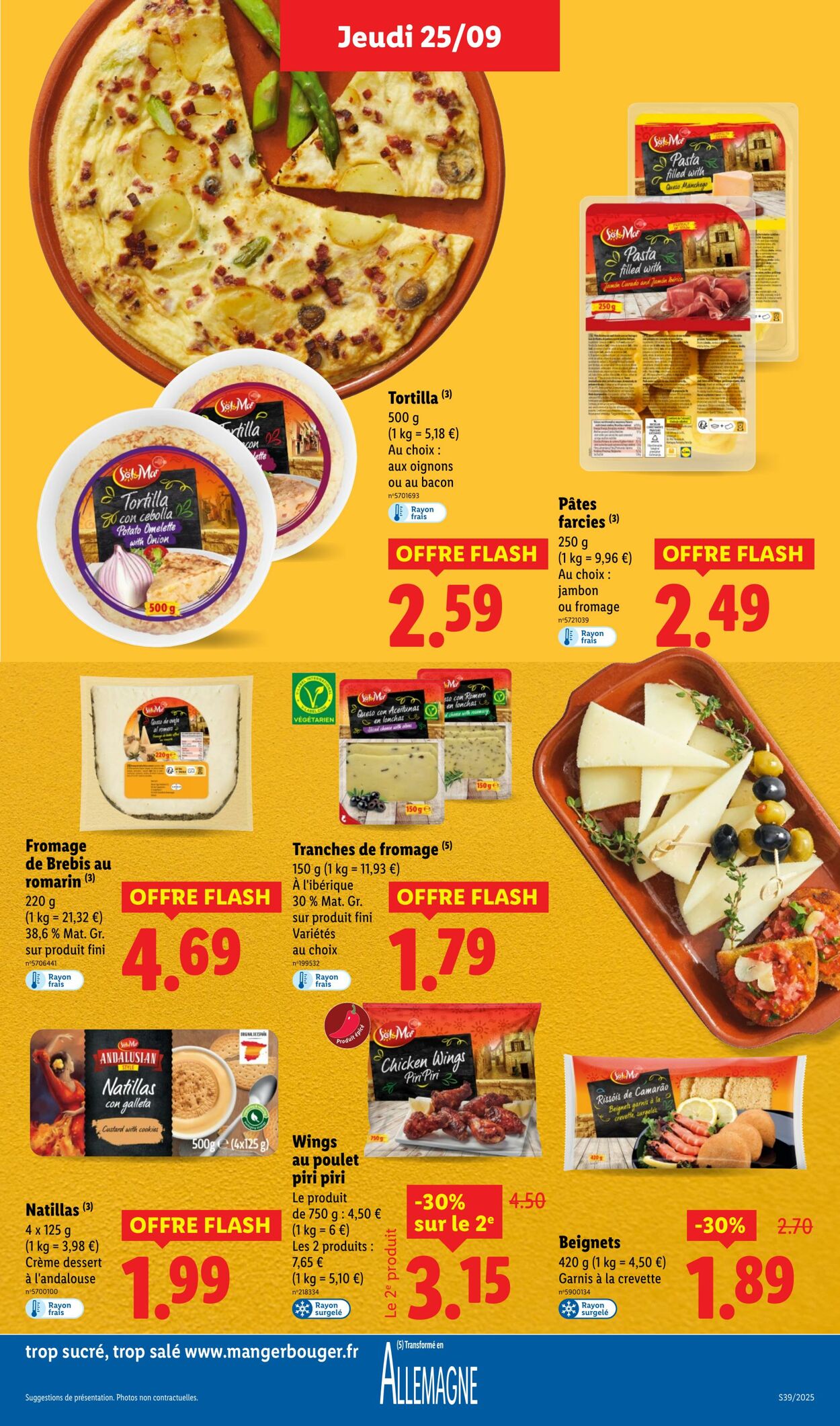 Catalogue Lidl 25.09.2025 - 01.10.2025