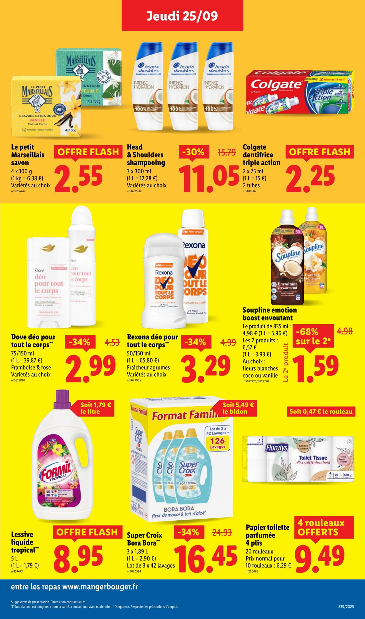 Catalogue Lidl 25.09.2025 - 01.10.2025