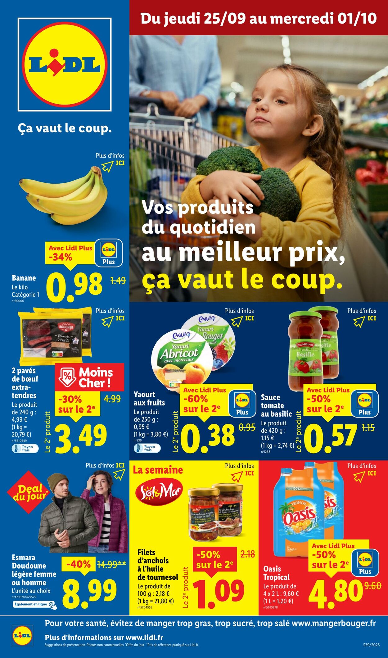 Catalogue Lidl 25.09.2025 - 01.10.2025