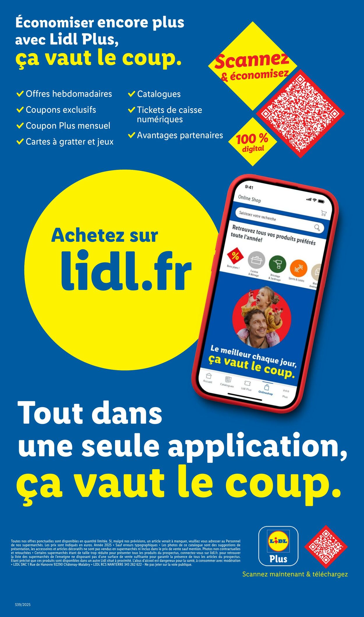 Catalogue Lidl 25.09.2025 - 01.10.2025