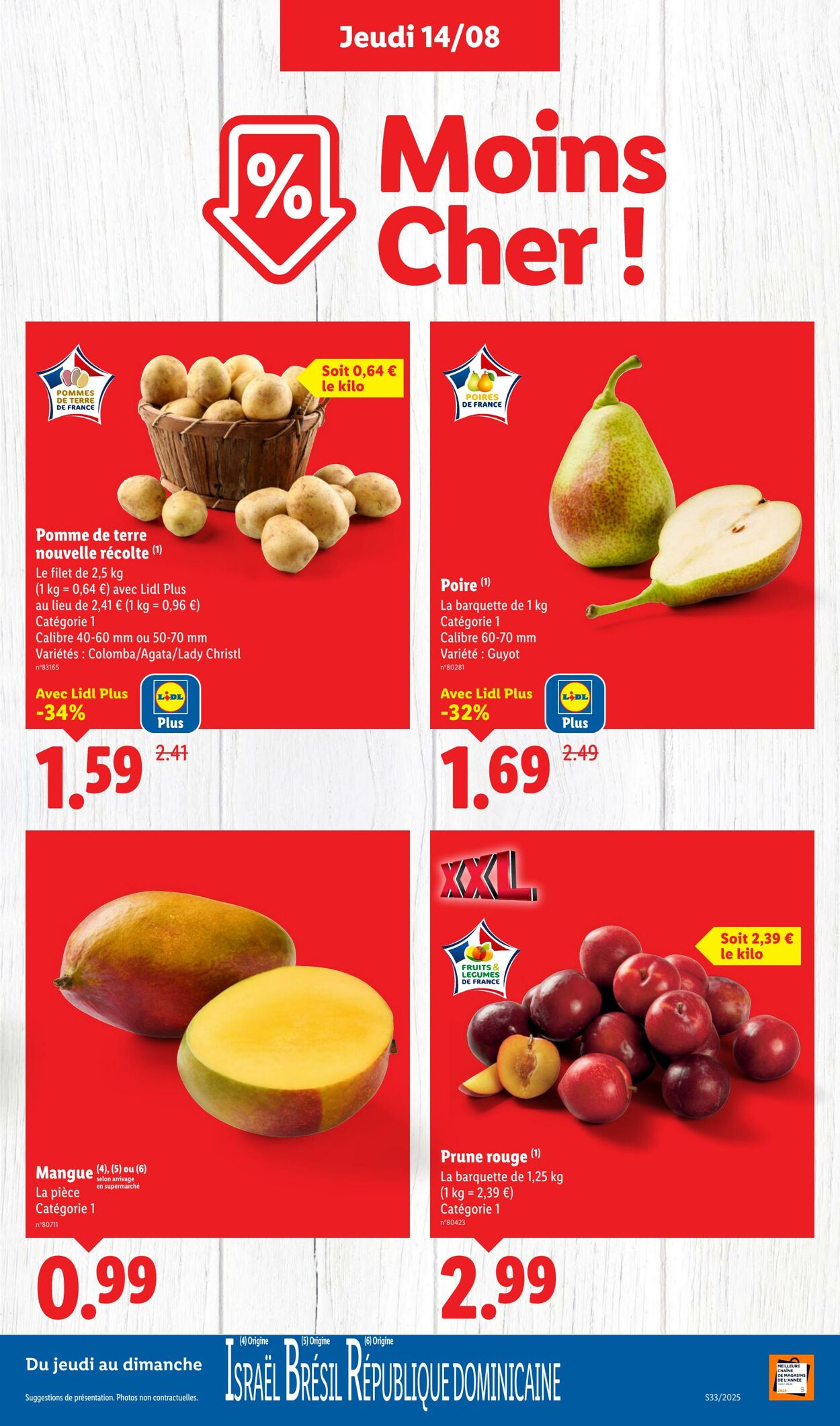 Catalogue Lidl 14.08.2025 - 20.08.2025