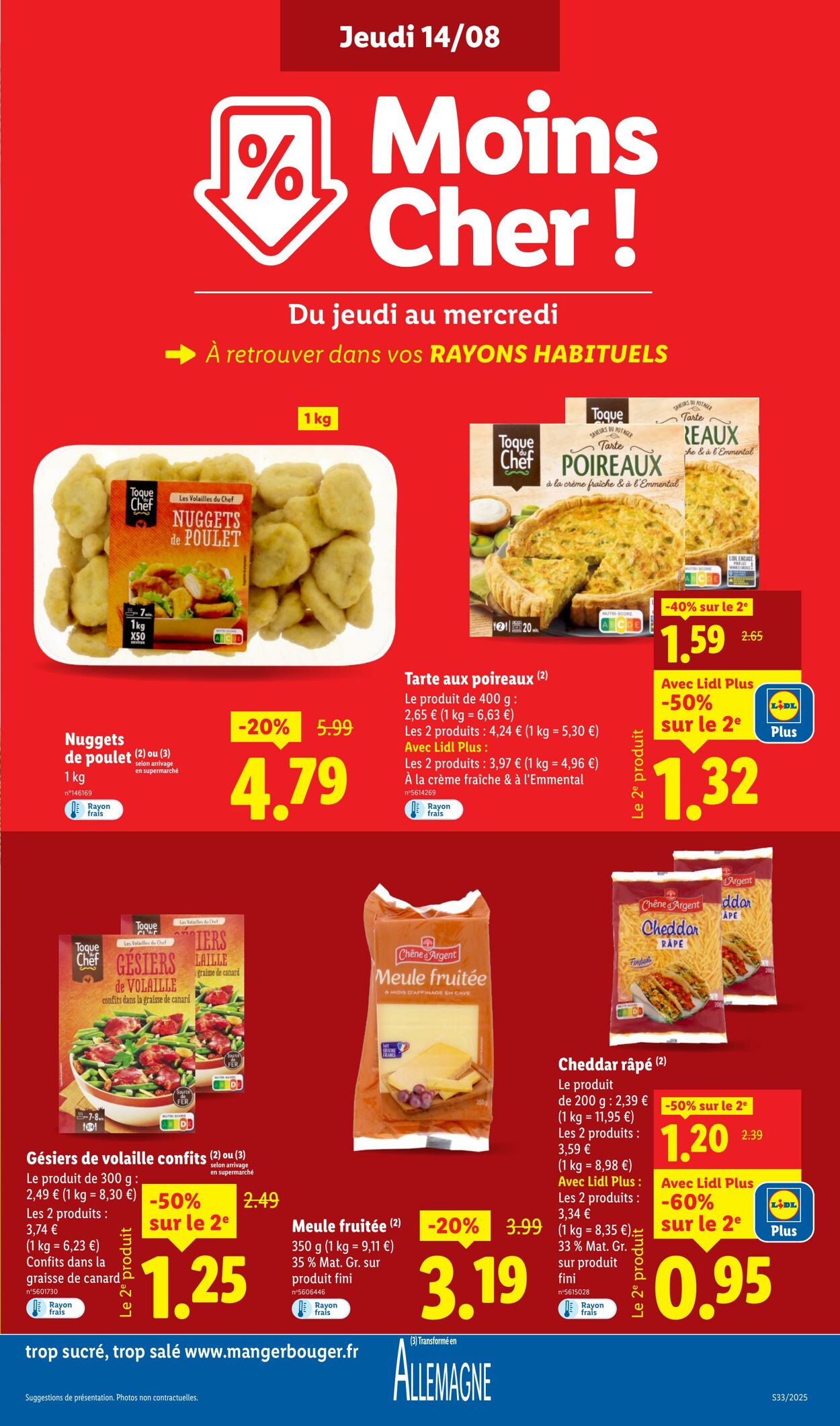 Catalogue Lidl 14.08.2025 - 20.08.2025