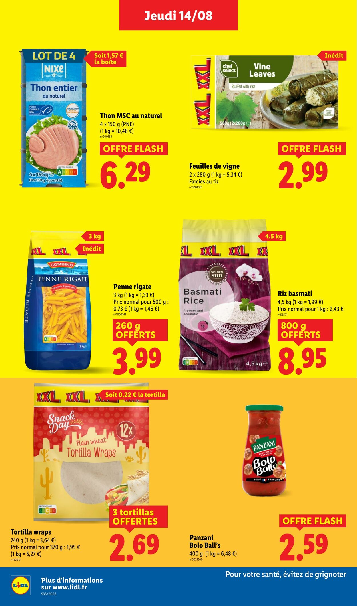 Catalogue Lidl 14.08.2025 - 20.08.2025