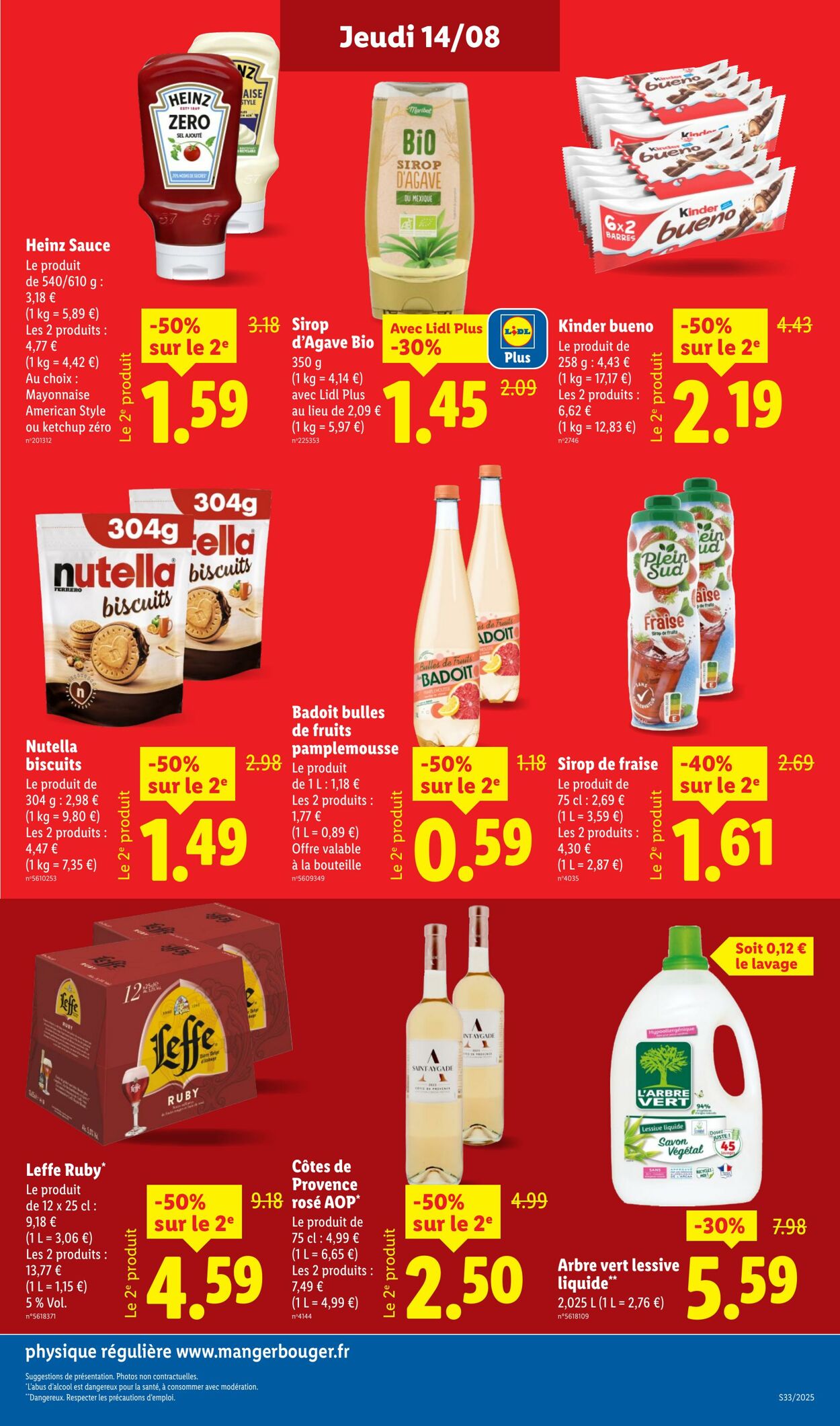 Catalogue Lidl 14.08.2025 - 20.08.2025