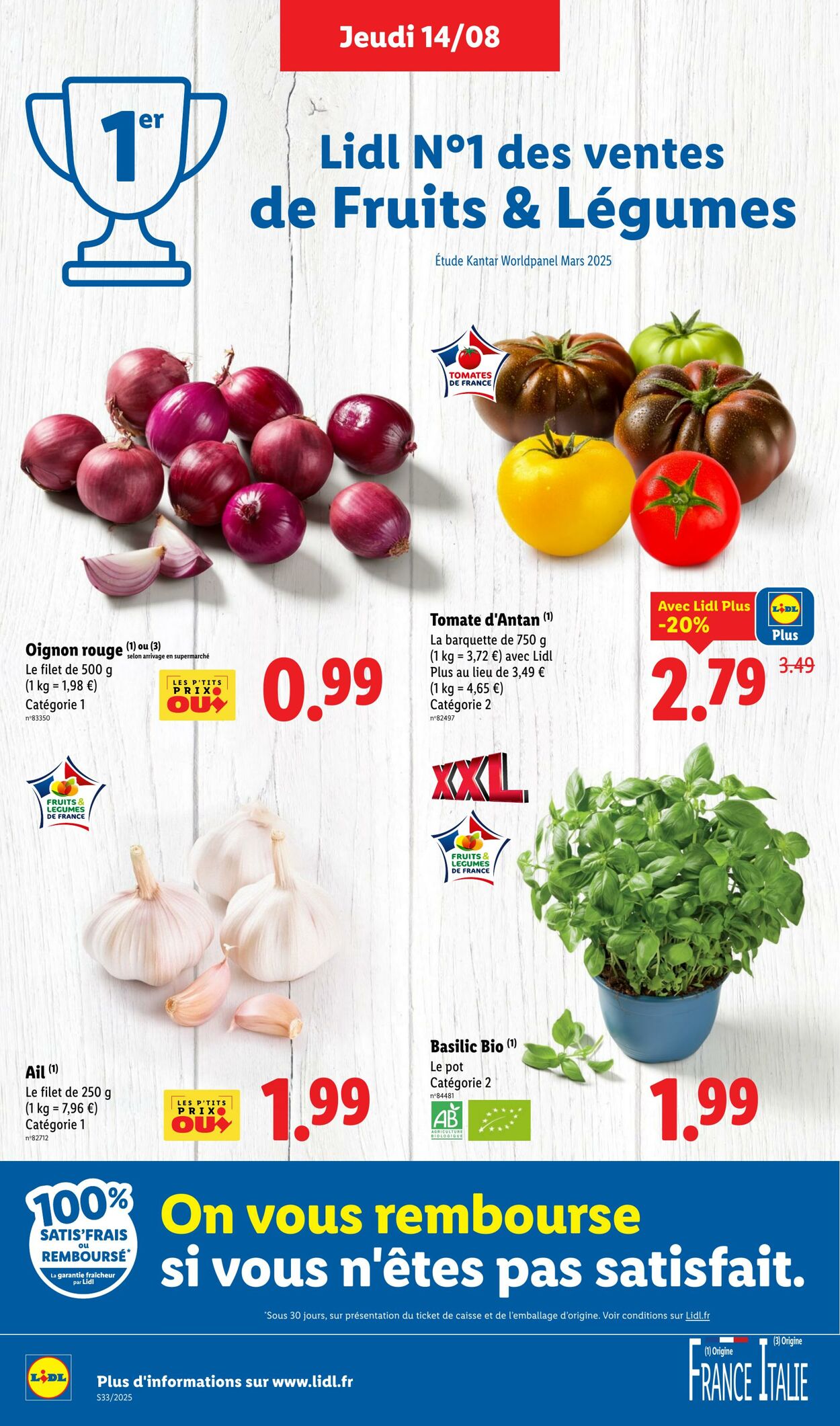 Catalogue Lidl 14.08.2025 - 20.08.2025