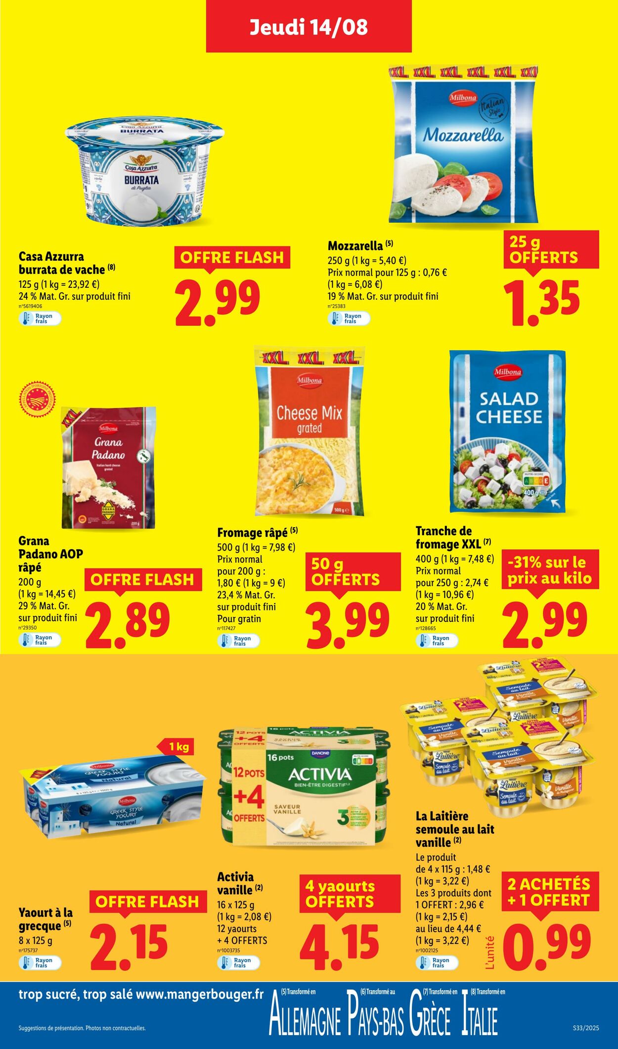 Catalogue Lidl 14.08.2025 - 20.08.2025