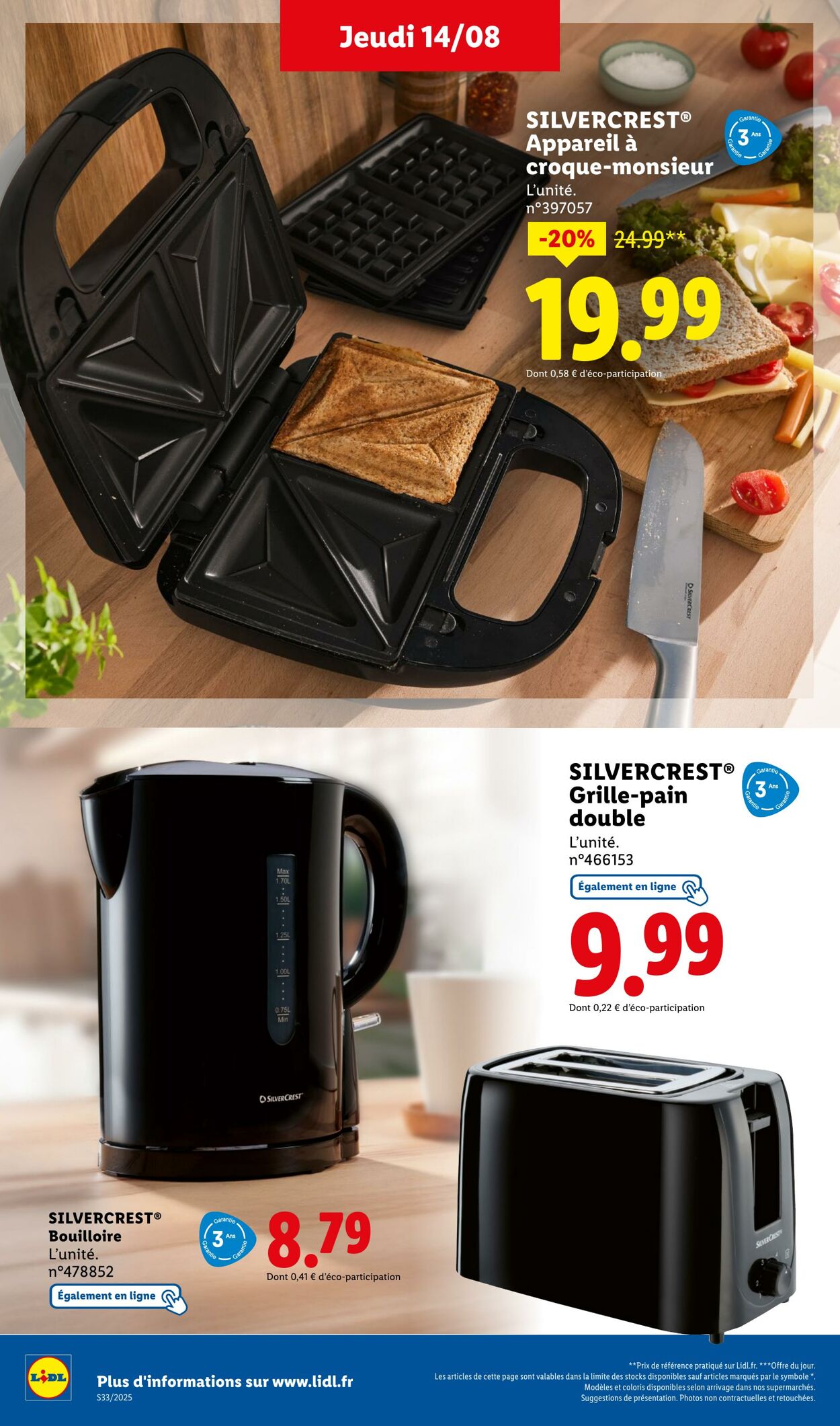 Catalogue Lidl 14.08.2025 - 20.08.2025