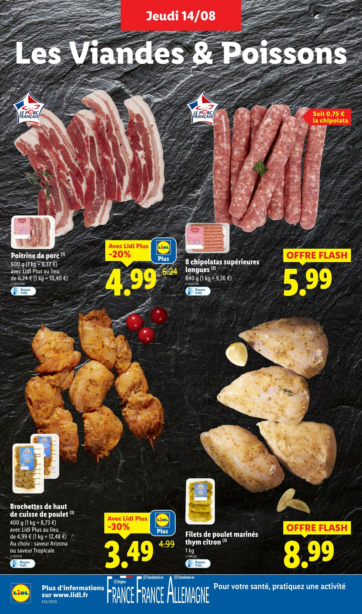 Catalogue Lidl 14.08.2025 - 20.08.2025