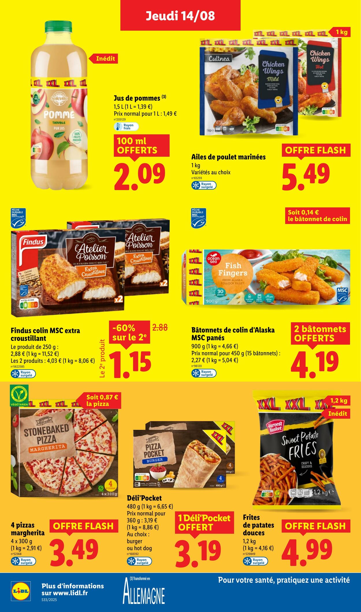 Catalogue Lidl 14.08.2025 - 20.08.2025