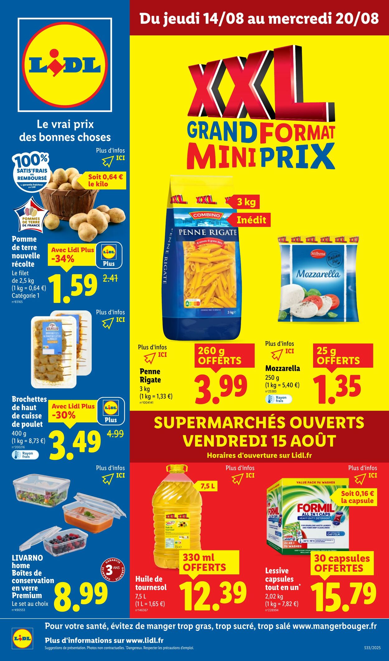 Catalogue Lidl 14.08.2025 - 20.08.2025
